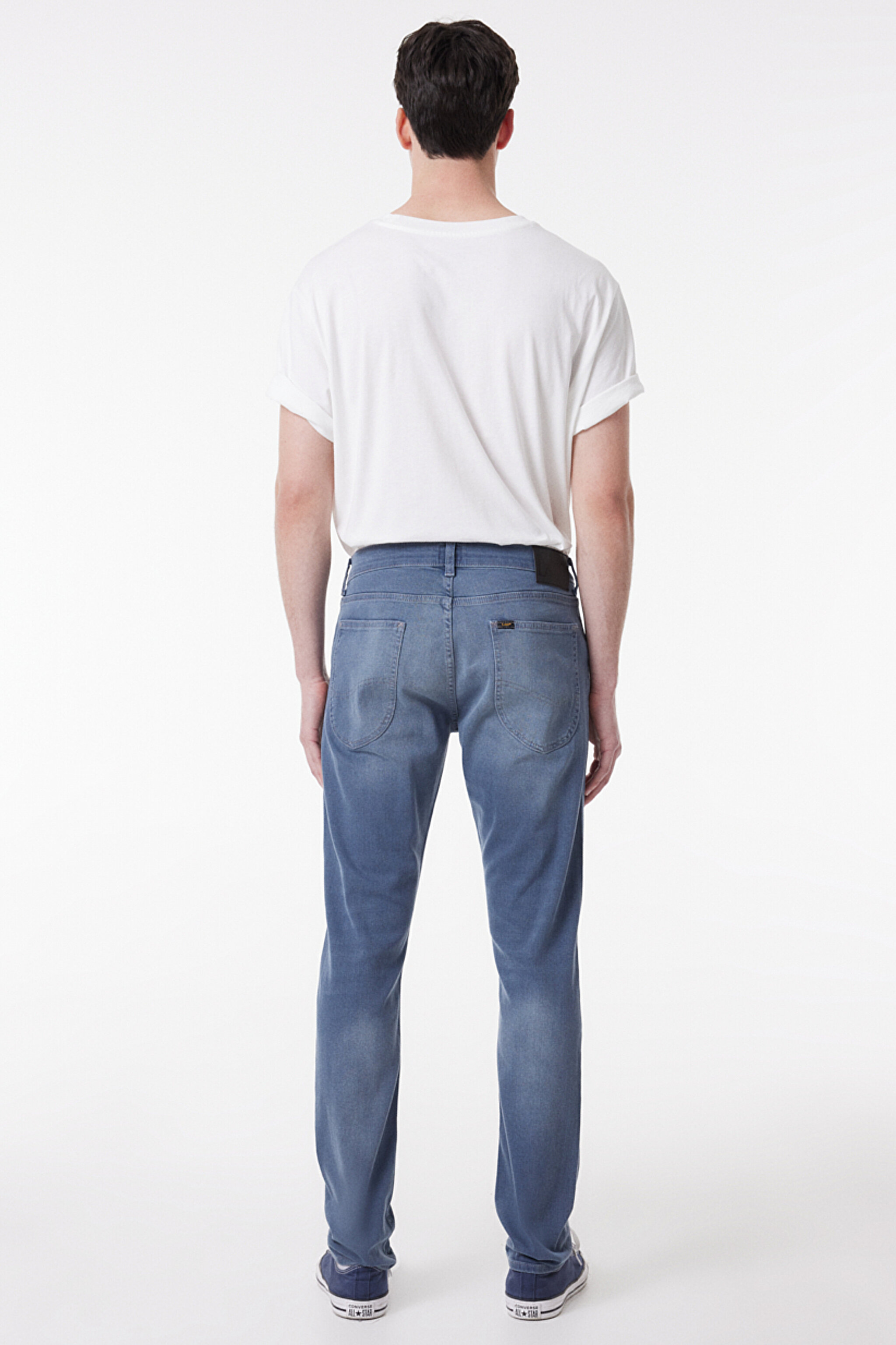 Luke Slim Tapered Esnek Jean Kot Pantolon - Oxford Tan-L719026UQ (görsel 5)
