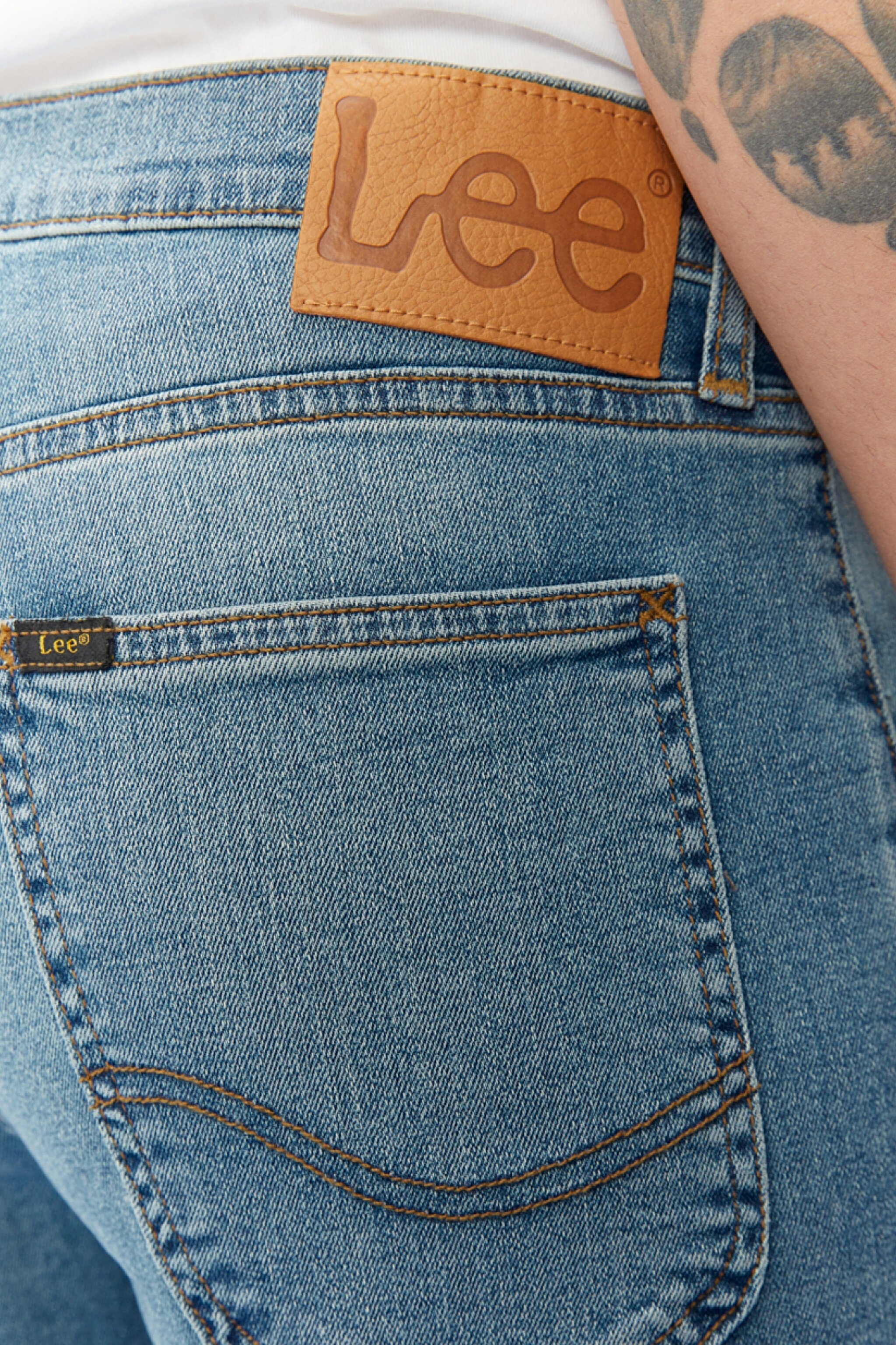 Luke Slim Tapered Fit Dar Kesim Esnek Jean Kot Pantolon - Light Blue-L719030404 (görsel 5)