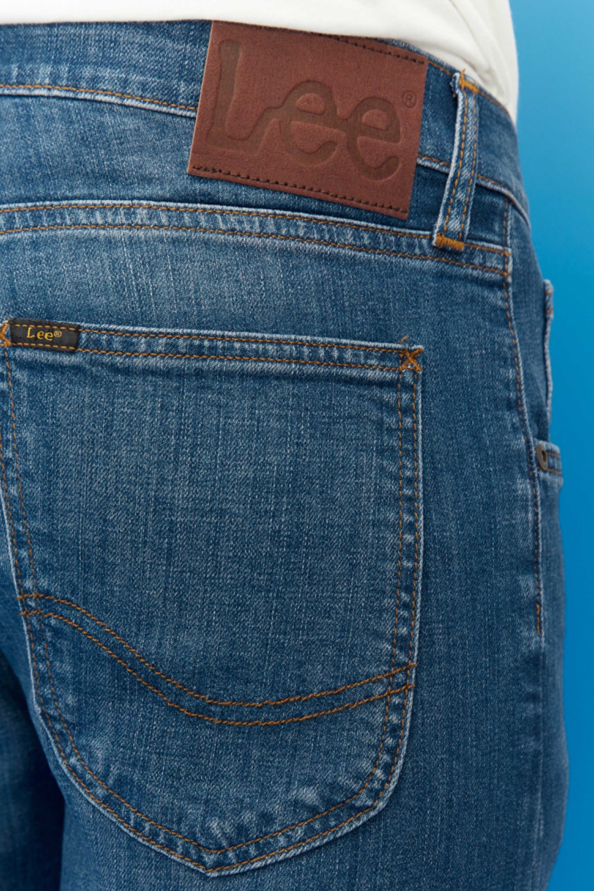Luke Slim Tapered Esnek Jean Kot Pantolon - Dark Blue-L719031408 (görsel 5)
