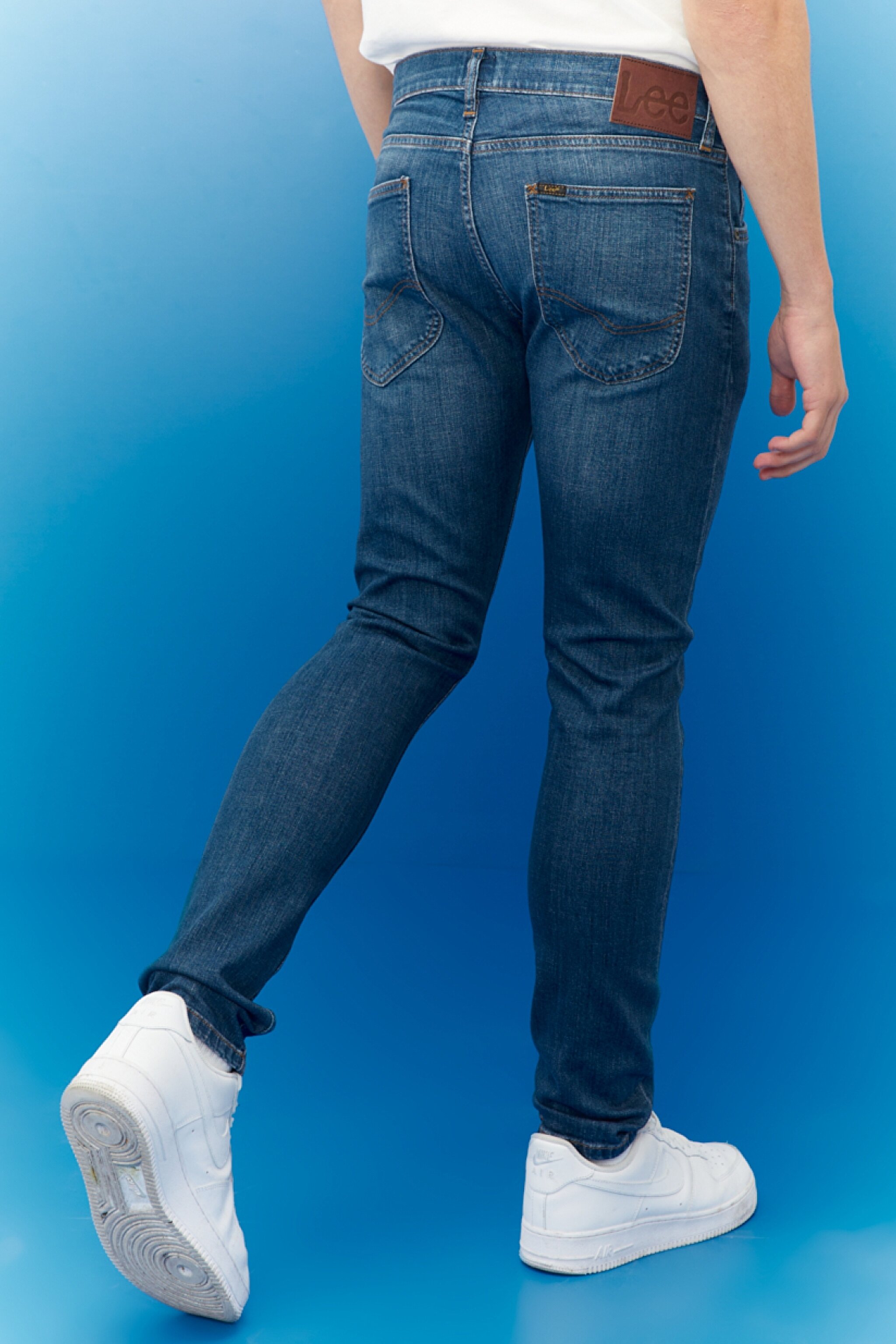 Luke Slim Tapered Esnek Jean Kot Pantolon - Dark Blue-L719031408 (görsel 6)