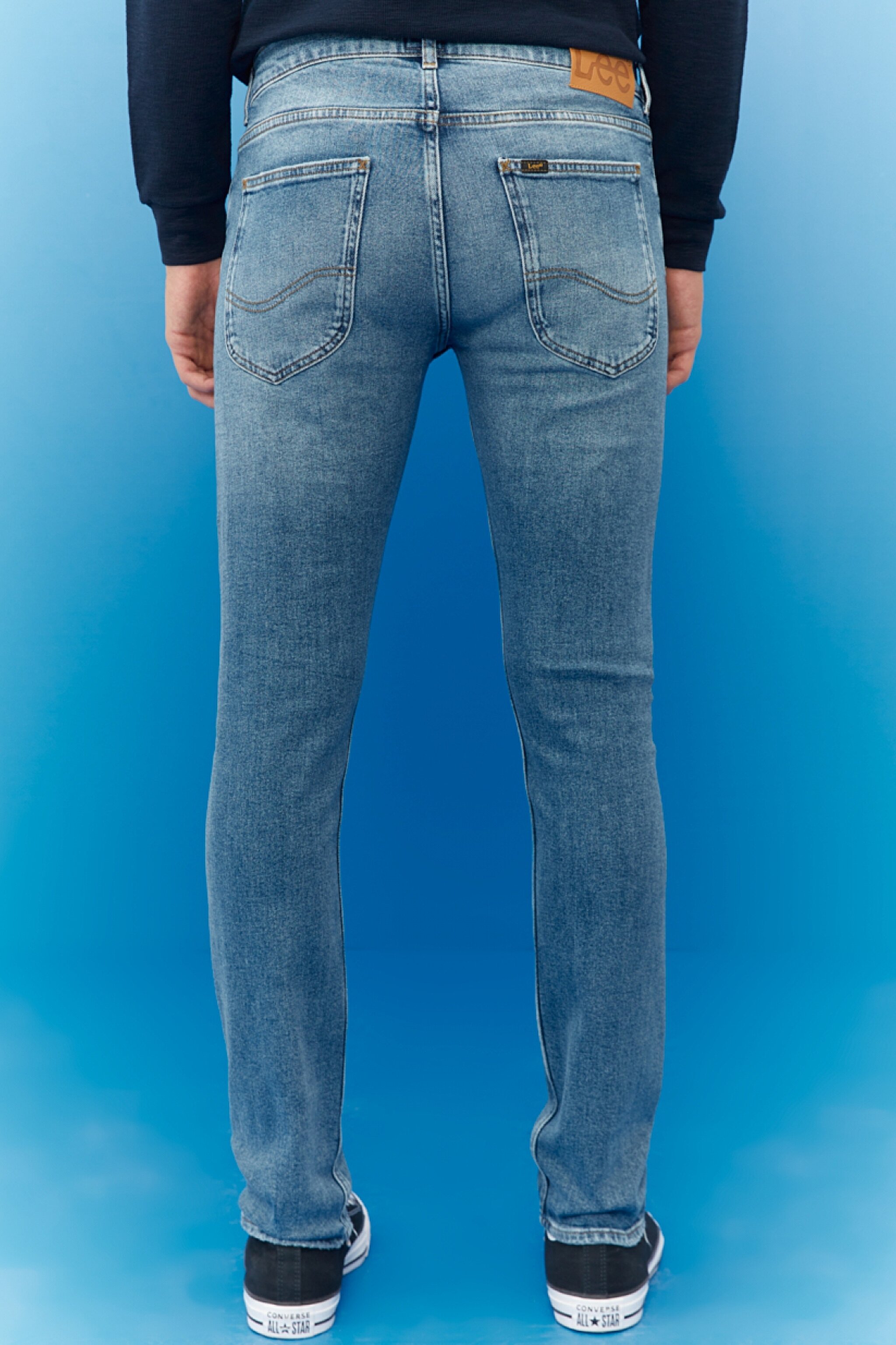 Luke Slim Tapered Esnek Jean Kot Pantolon - İndigo-L719033TF (görsel 5)