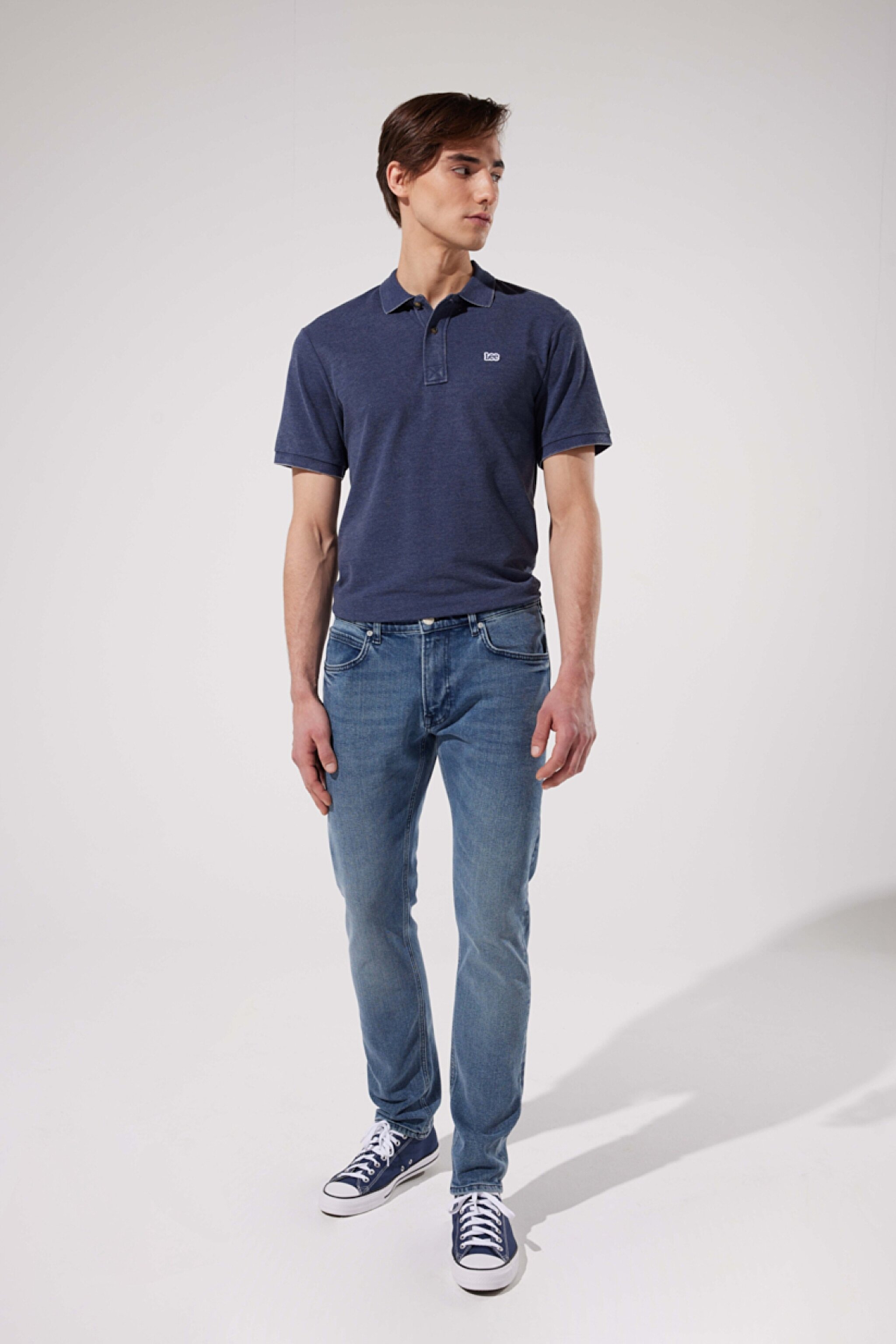 Luke Slim Fit Dar Kesim Normal Bel Mavi Esnek Jean Kot Pantolon - Light Blue-L719043404 (görsel 2)