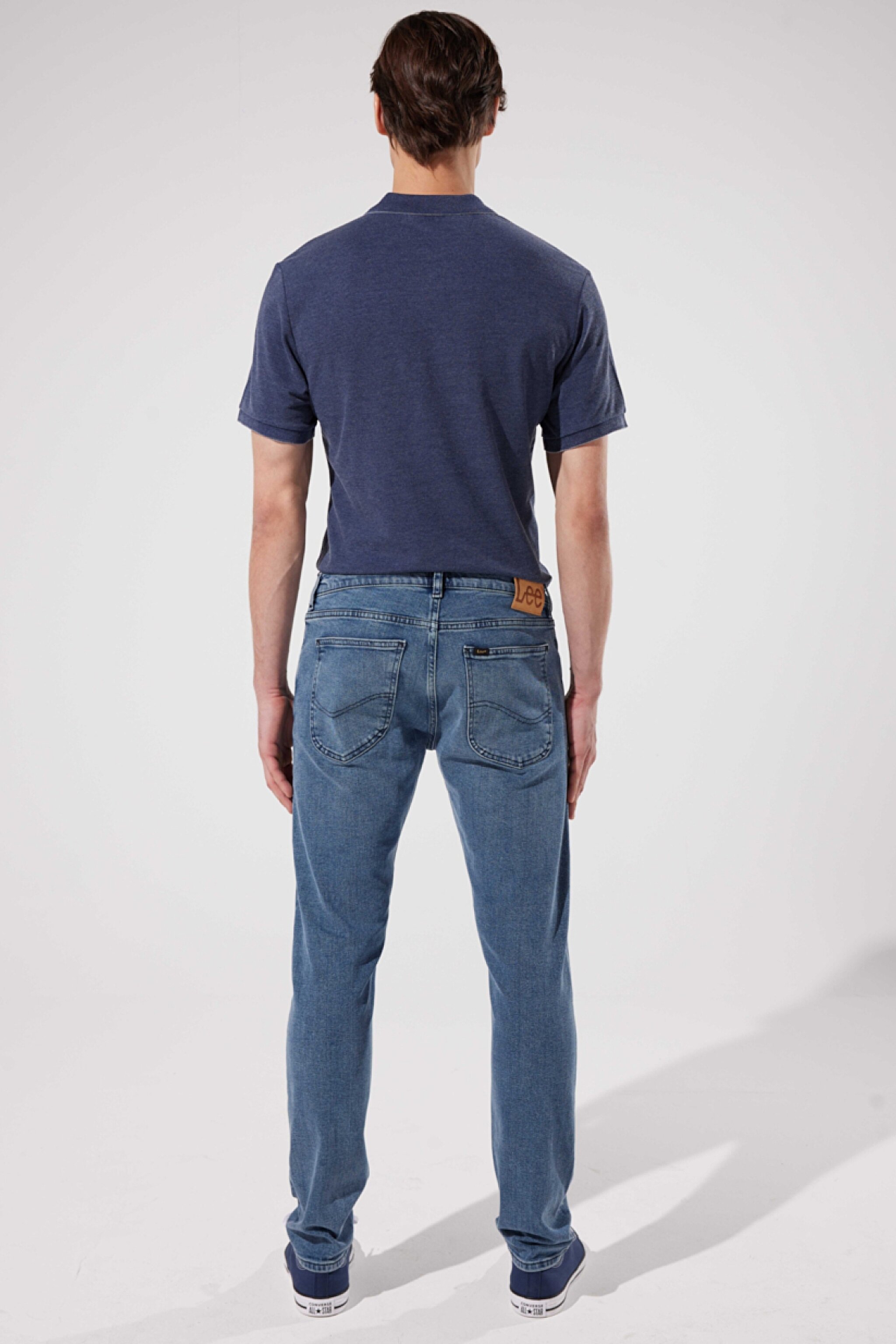 Luke Slim Fit Dar Kesim Normal Bel Mavi Esnek Jean Kot Pantolon - Light Blue-L719043404 (görsel 6)