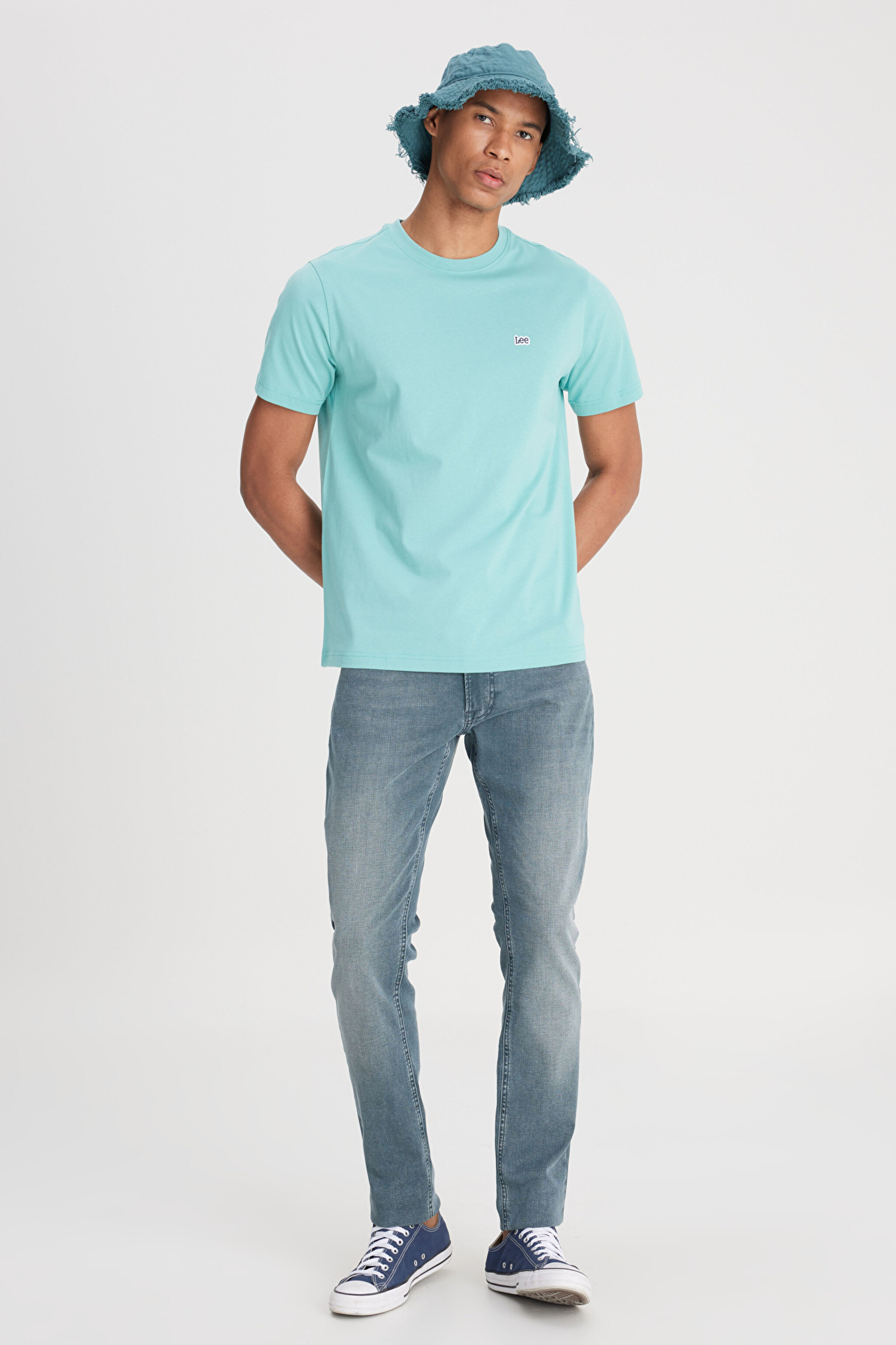 Luke Slim Fit Dar Kesim Normal Bel Esnek Jean Kot Pantolon - Random Wash-L719046853 (görsel 2)