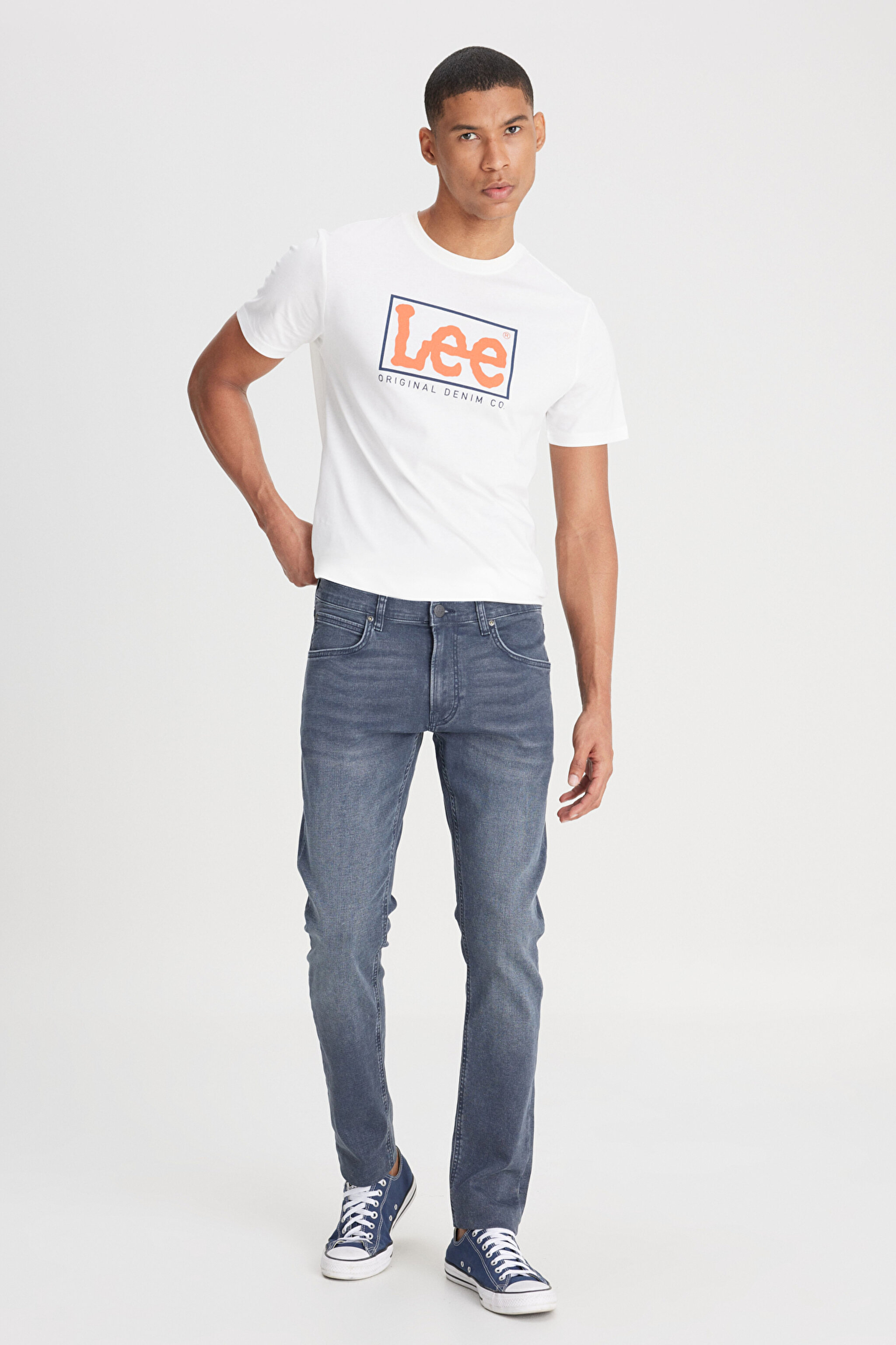 Luke Slim Fit Dar Kesim Normal Bel Esnek Jean Kot Pantolon