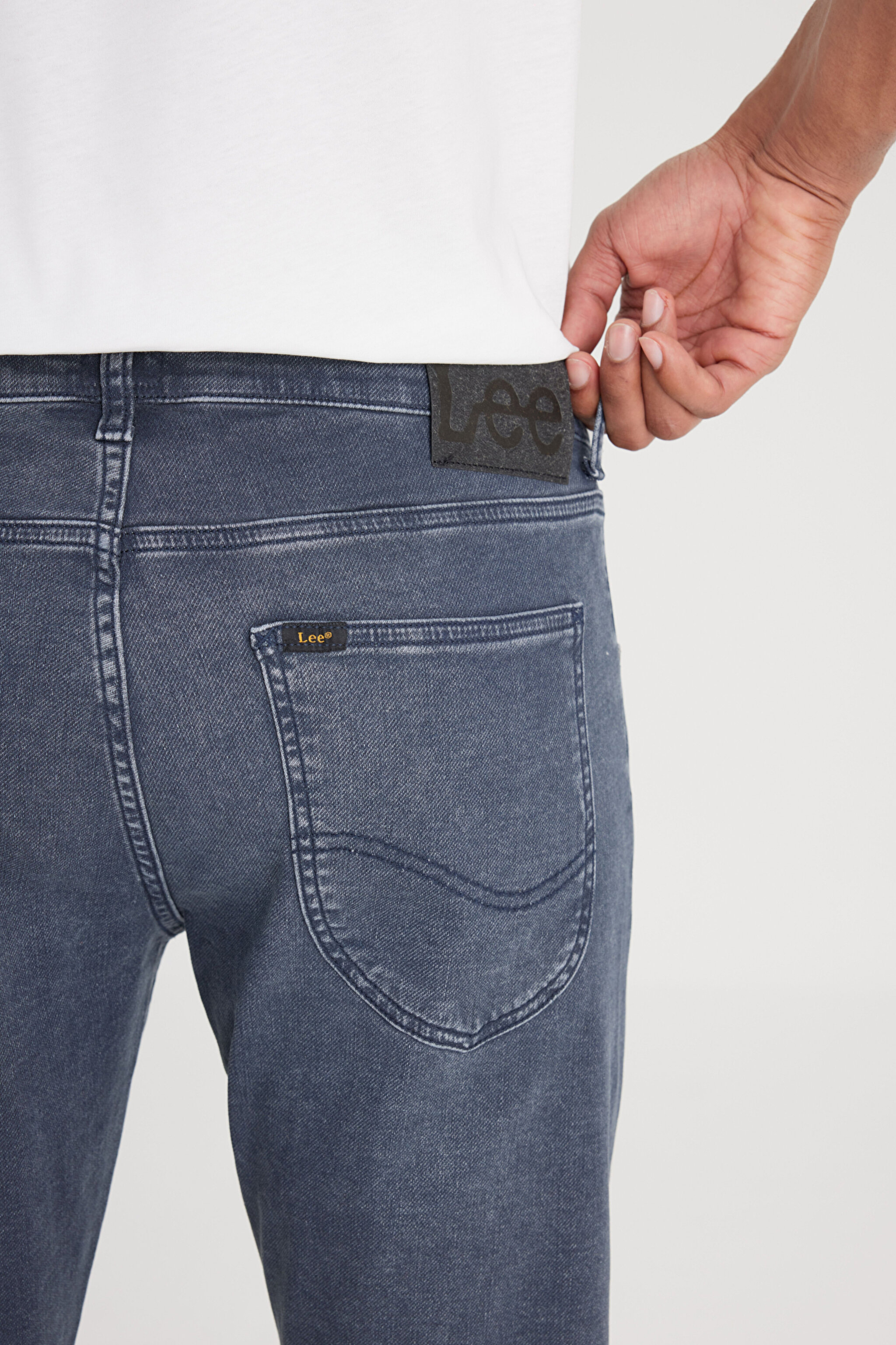 Luke Slim Fit Dar Kesim Normal Bel Esnek Jean Kot Pantolon - Random Wash-L719072853 (görsel 4)