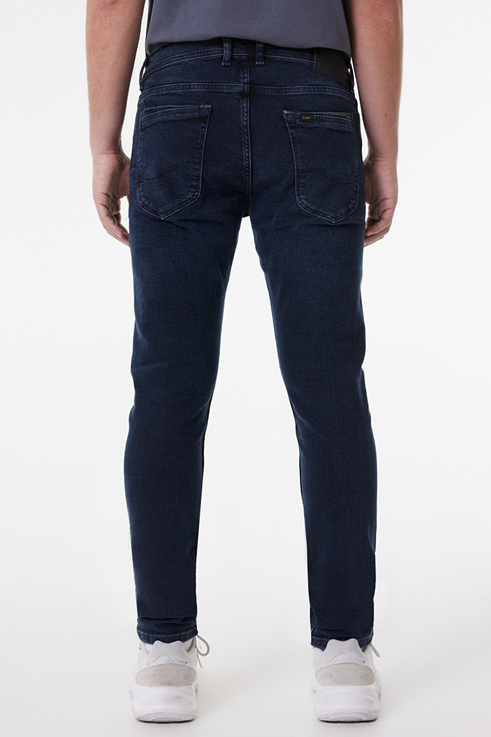Luke Slim Fit Dar Kesim Düşük Bel Koyu Mavi Esnek Jean Kot Pantolon - Stone-L71907658 (görsel 5)