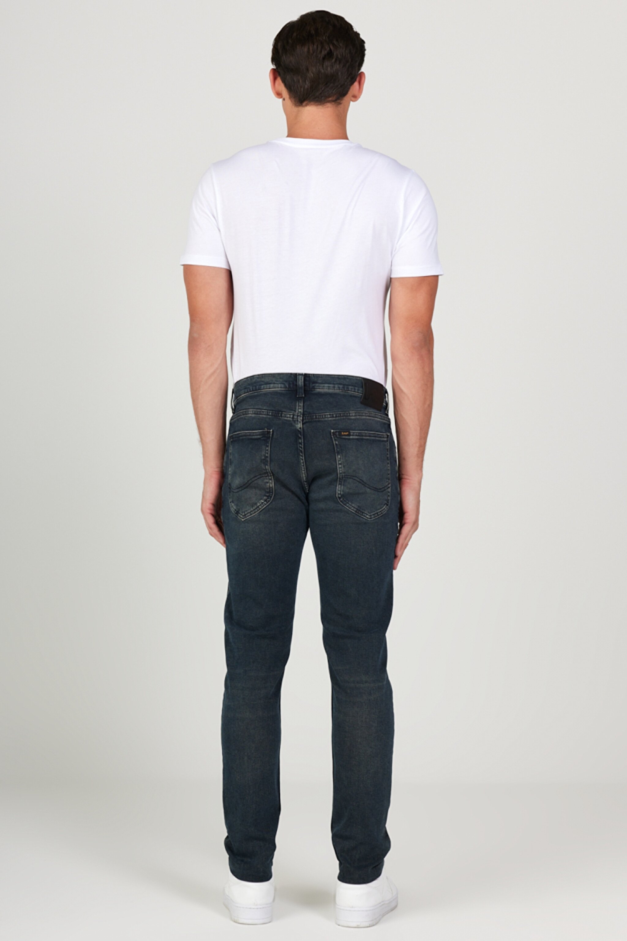 Luke Slim Fit Dar Kesim Düşük Bel Koyu Gri Esnek Jean Kot Pantolon - Stone-L71910558 (görsel 7)