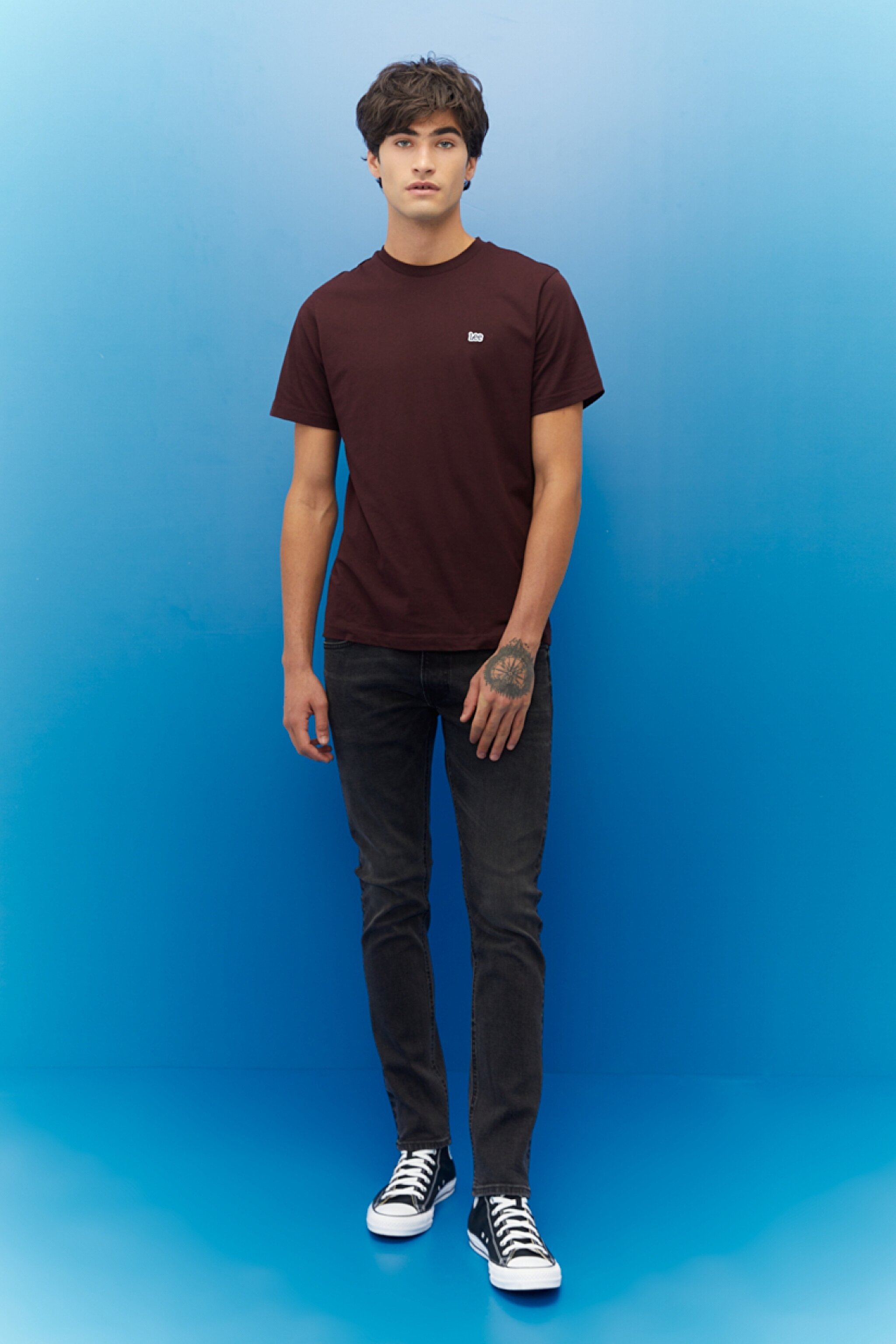 Luke Slim Tapered Fit Normal Bel Esnek Jean Kot Pantolon - Asphalt Rocker-L719ADER (görsel 2)