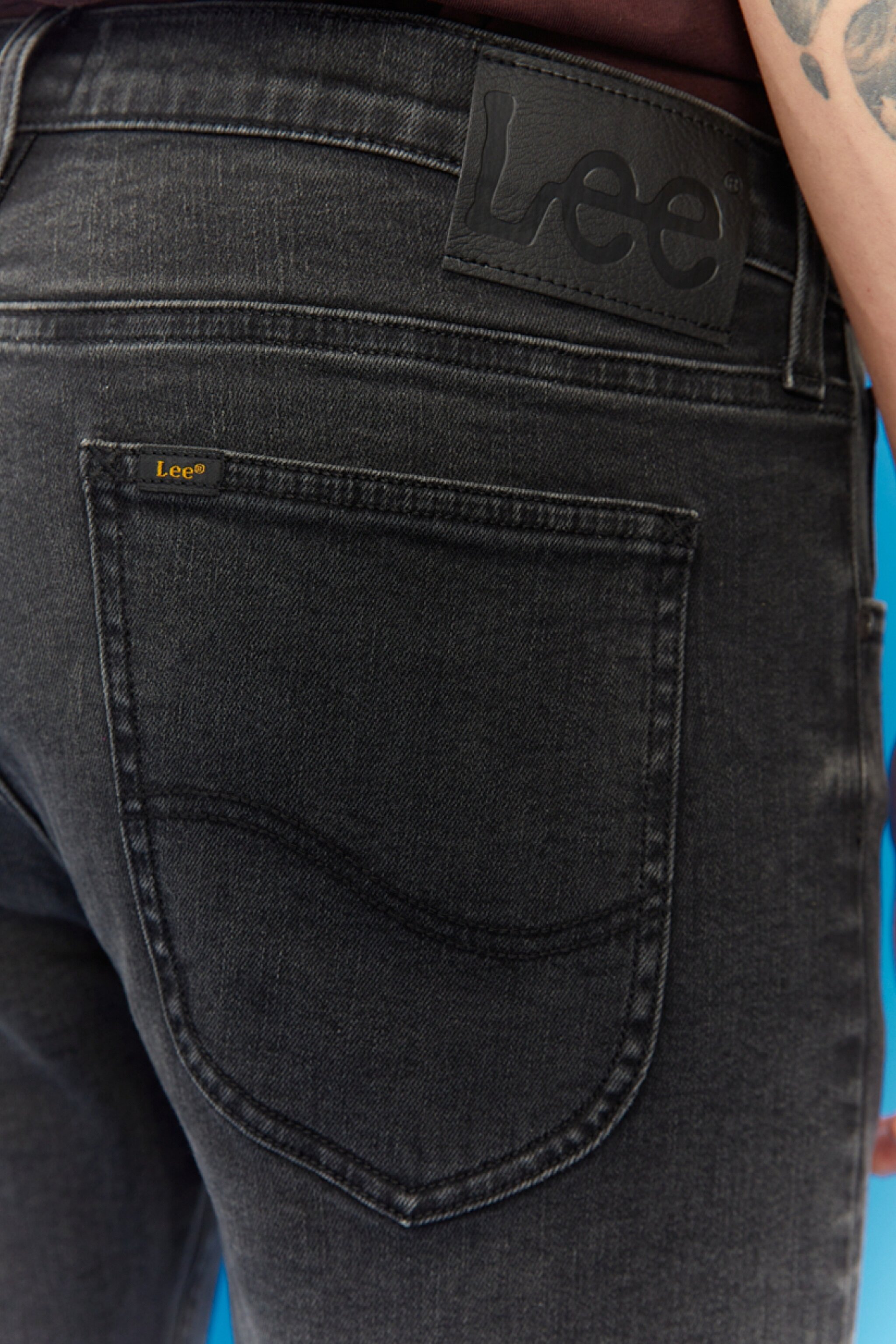 Luke Slim Tapered Fit Normal Bel Esnek Jean Kot Pantolon - Asphalt Rocker-L719ADER (görsel 6)