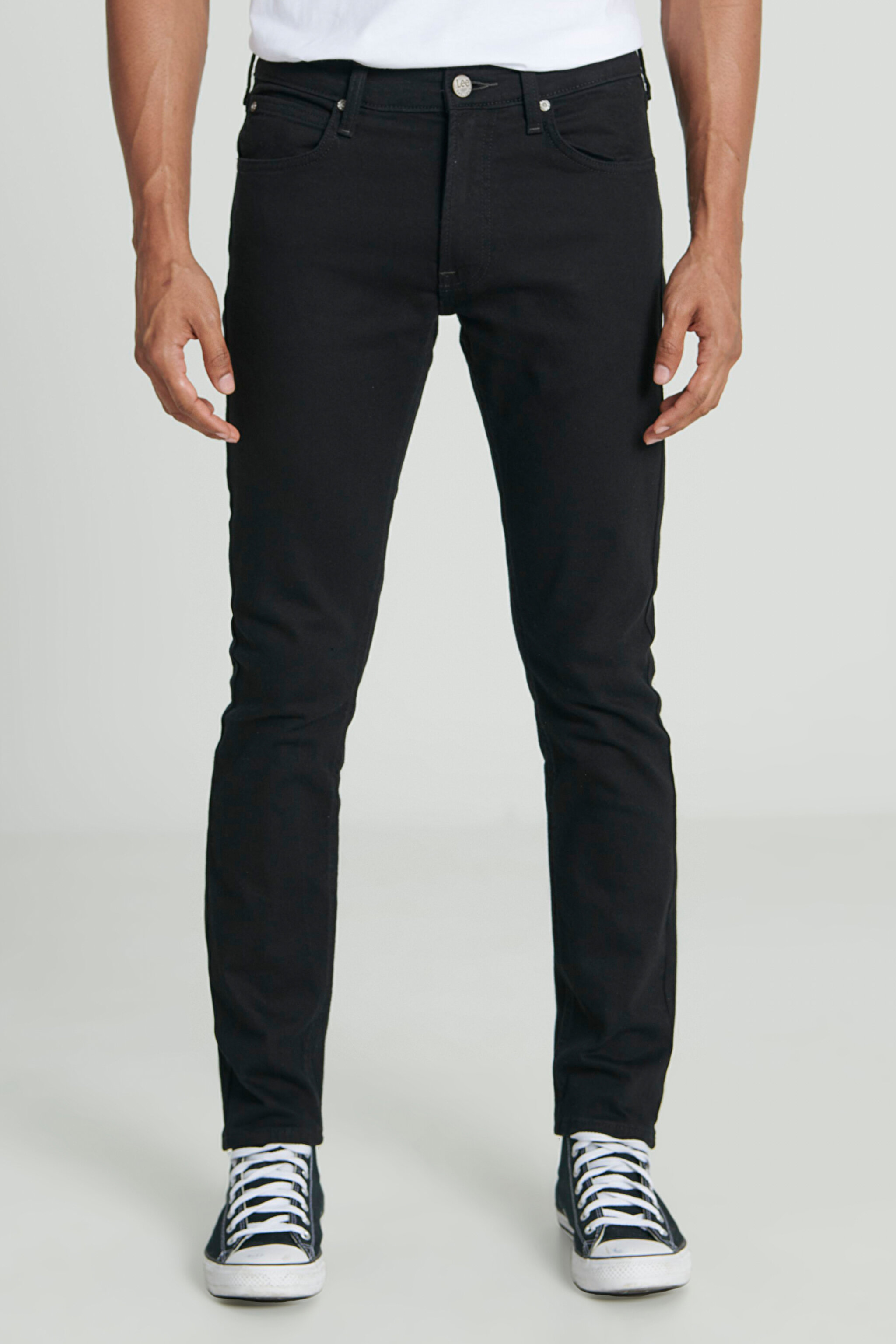 Luke Slim Fit Düşük Bel Denim Esnek Jean Kot Pantolon - Clean Black-L719HFAE (görsel 5)