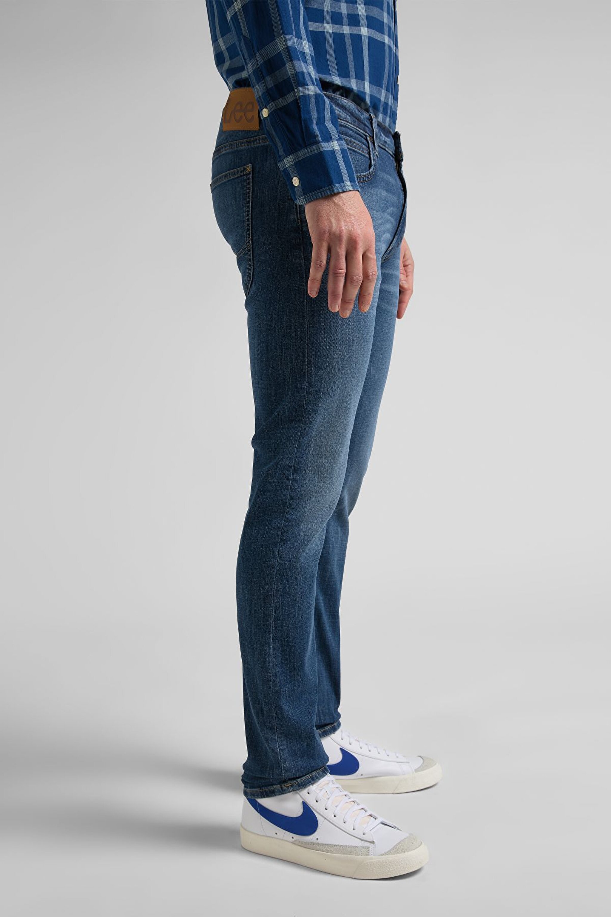 Luke Slim Tapered Fit Normal Bel Esnek Jean Kot Pantolon - Mid Visual Cody-L719NLQN (görsel 3)