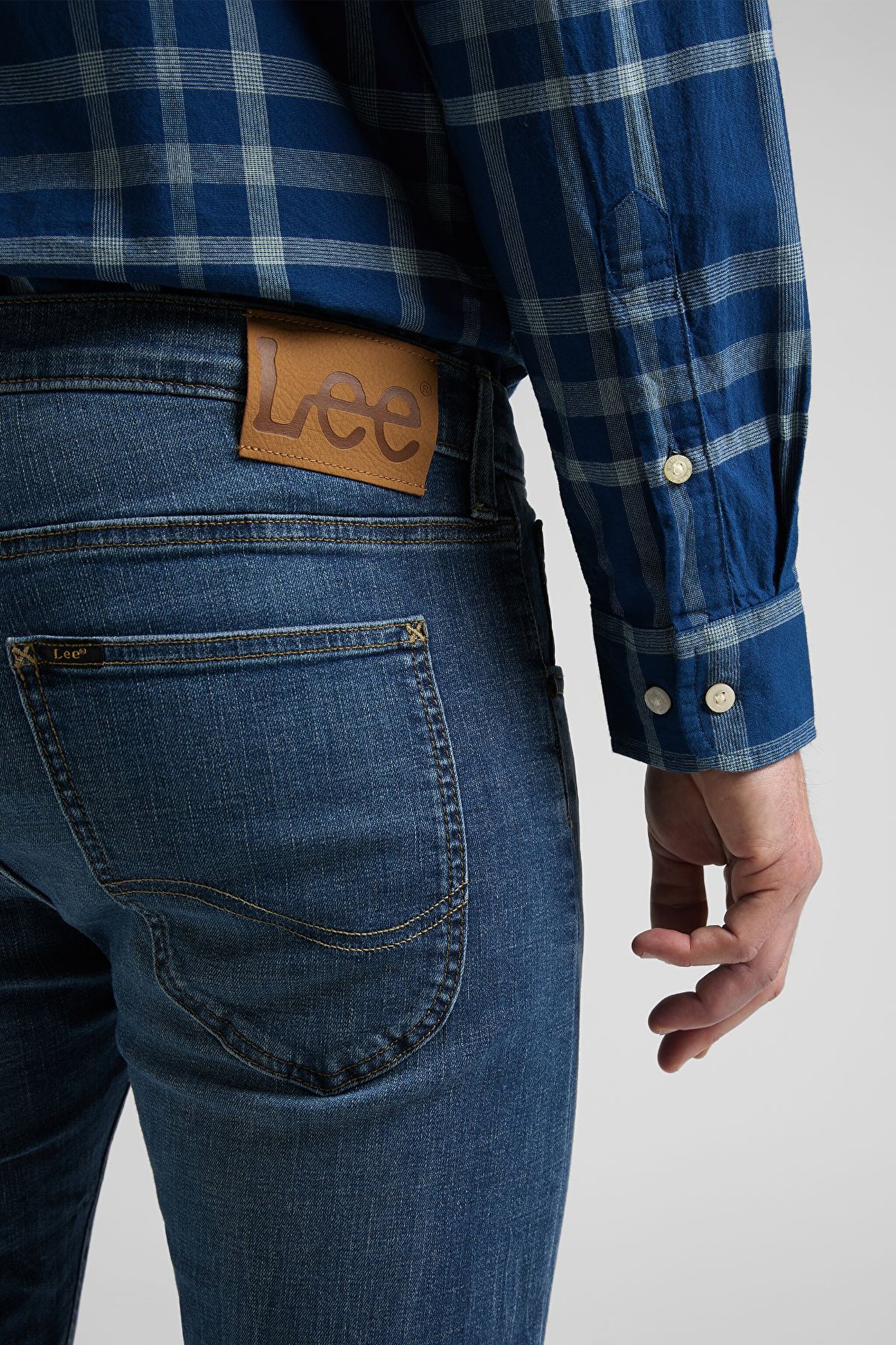 Luke Slim Tapered Fit Normal Bel Esnek Jean Kot Pantolon - Mid Visual Cody-L719NLQN (görsel 5)