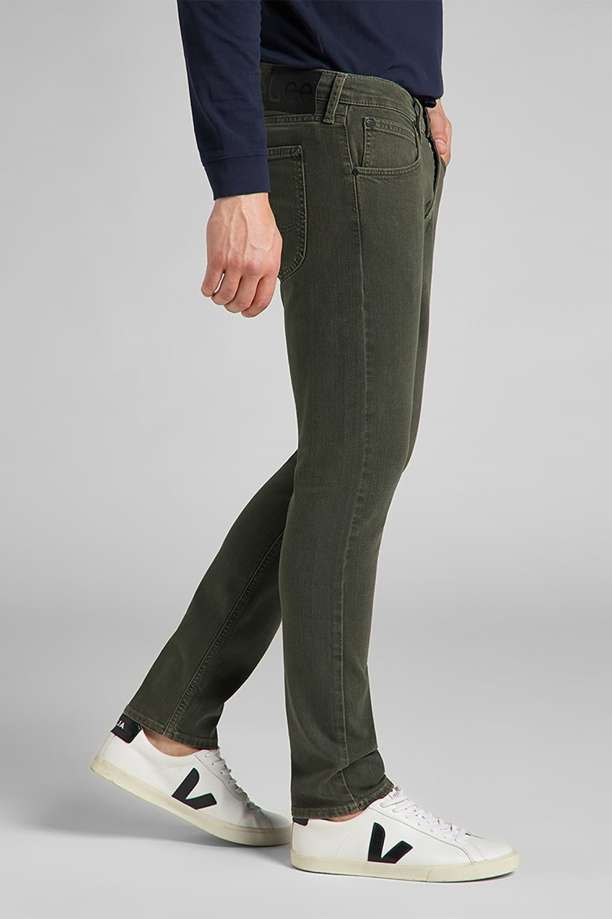 Luke Slim Fit Düşük Bel Denim Esnek Jean Kot Pantolon - Light Brown-L719PR61 (görsel 4)
