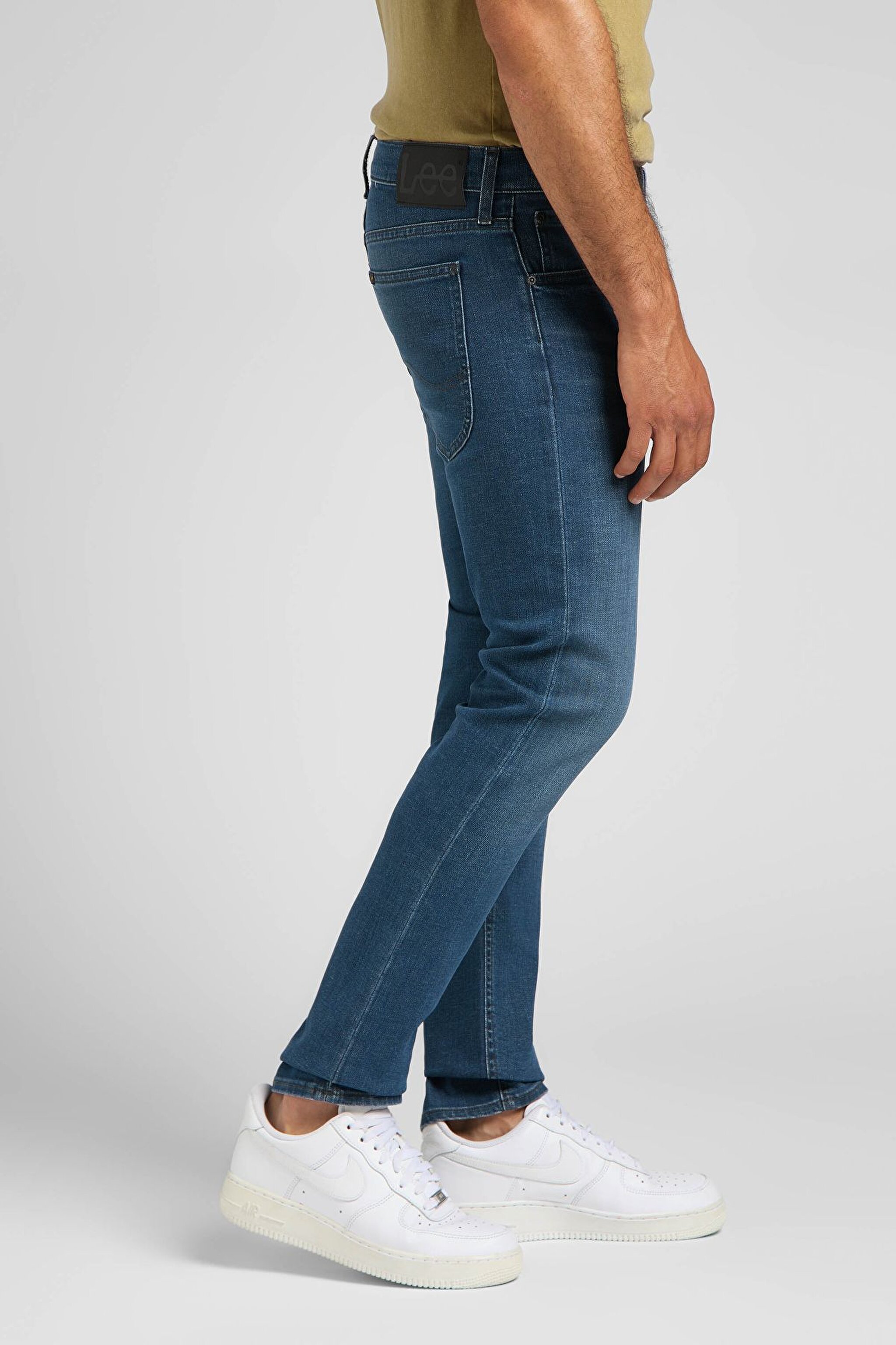 Luke Slim Tapered Fit Normal Bel Esnek Jean Kot Pantolon - Steel Blue-L719PTFN (görsel 3)