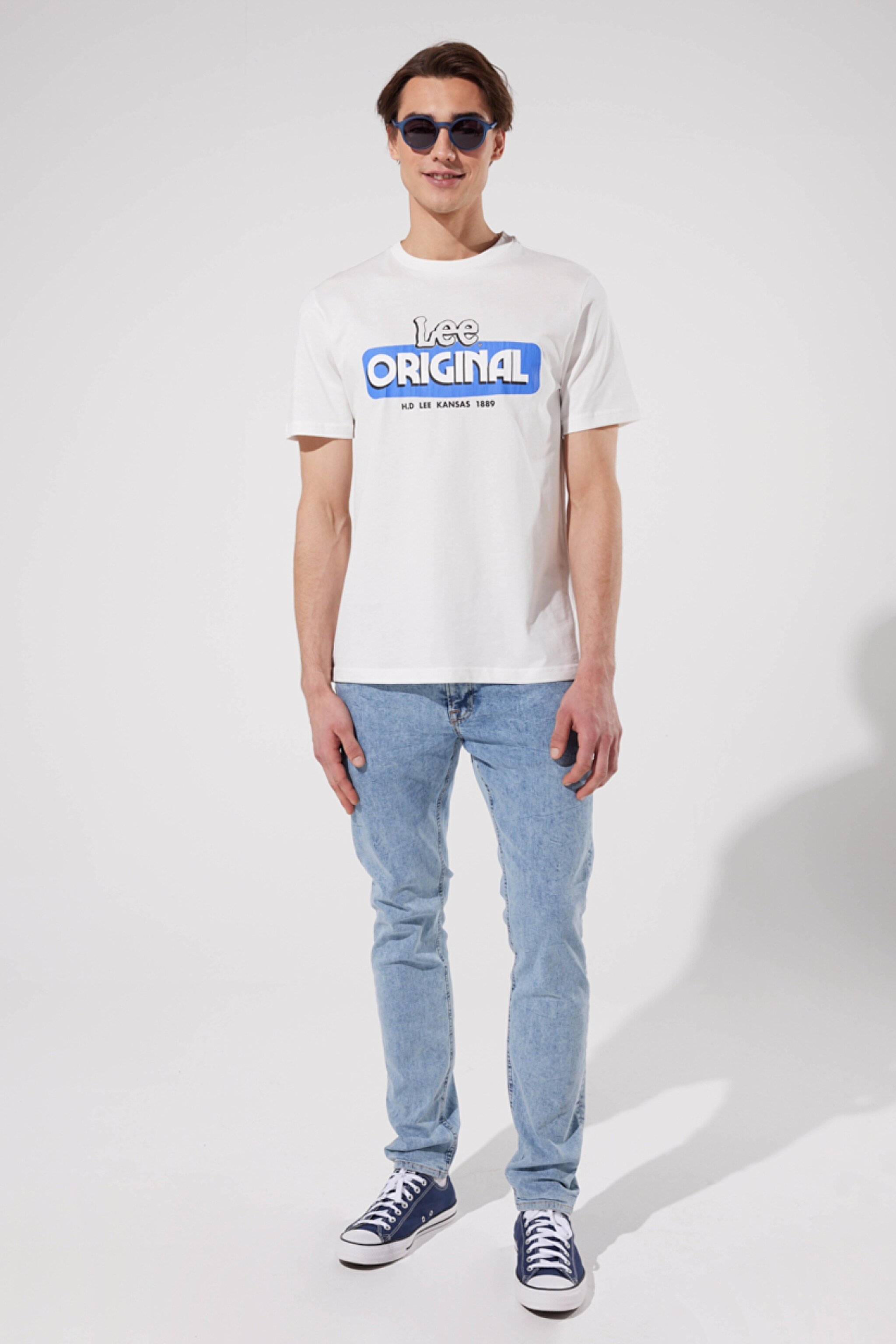 Luke Slim Fit Dar Kesim Normal Bel Açık Mavi Esnek Jean Kot Pantolon - Frosted-L719PXC11 (görsel 2)