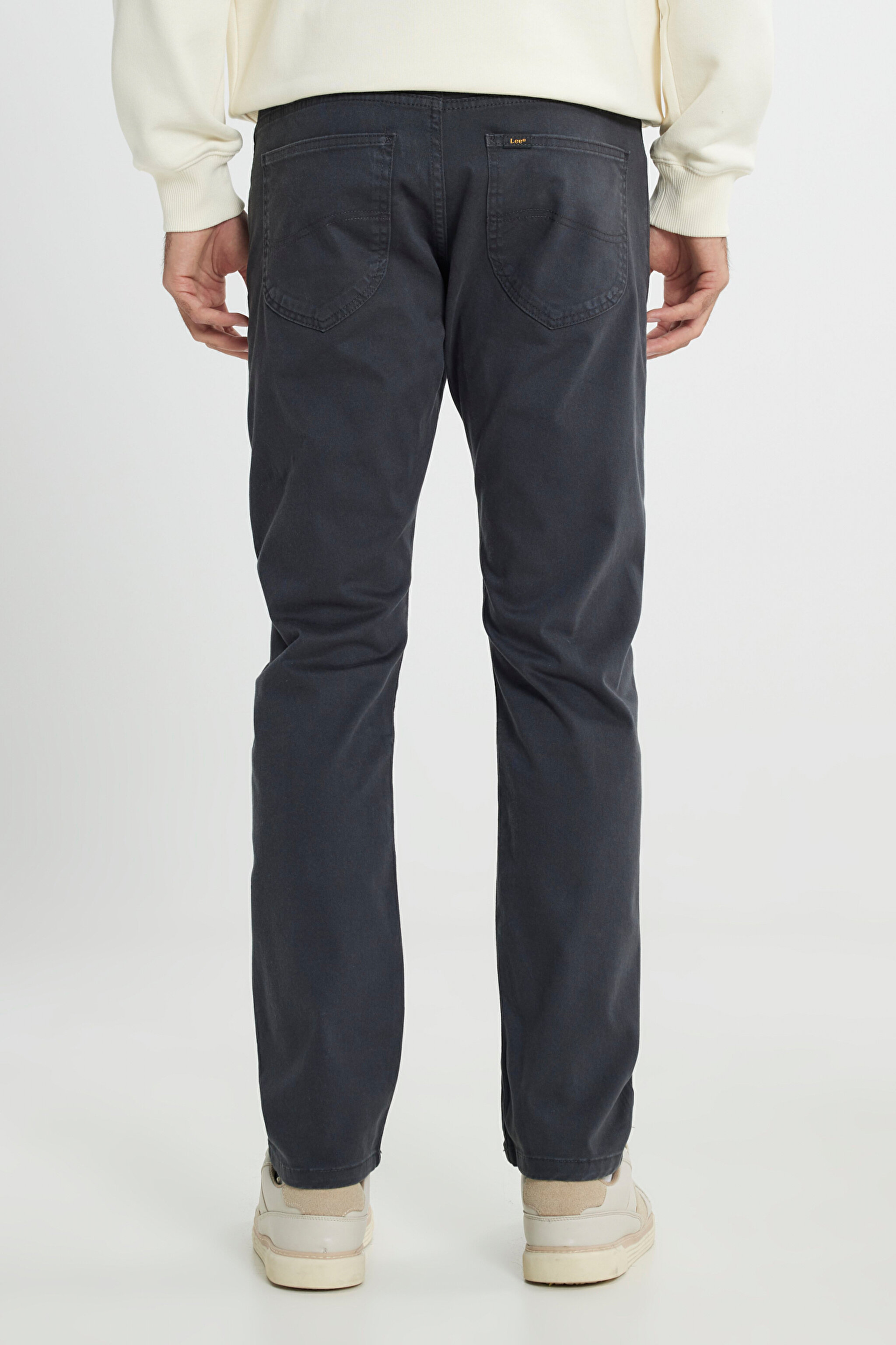 Extreme Motion Slim Fit Dar Kesim Normal Bel Gri Esnek Pantolon - Gray-L71WTF70 (görsel 5)