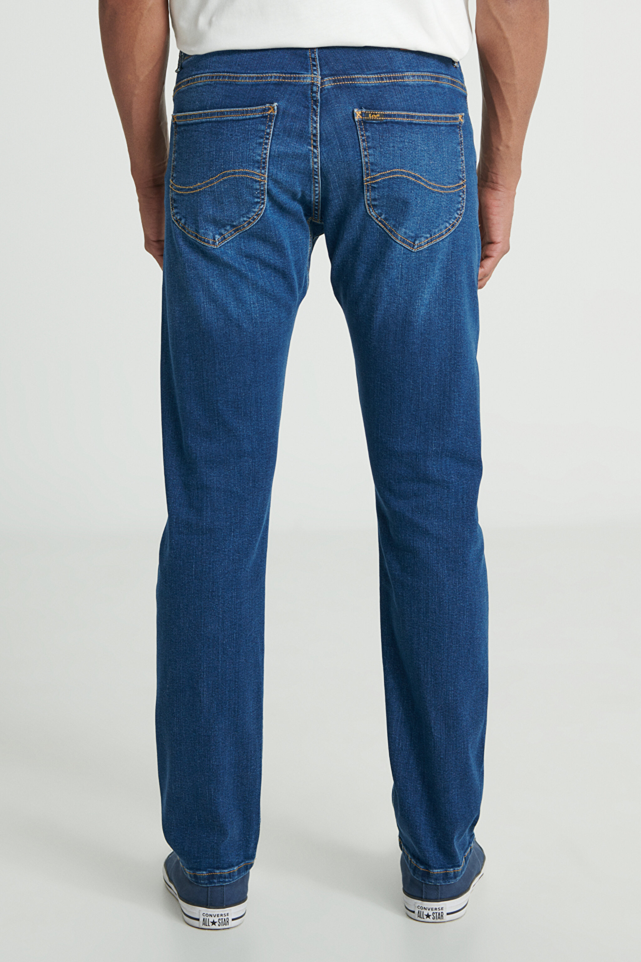Extreme Motion Slim Fit Dar Kesim Normal Bel Mavi Esnek Jean Kot Pantolon - Stone-L72A00458 (görsel 6)