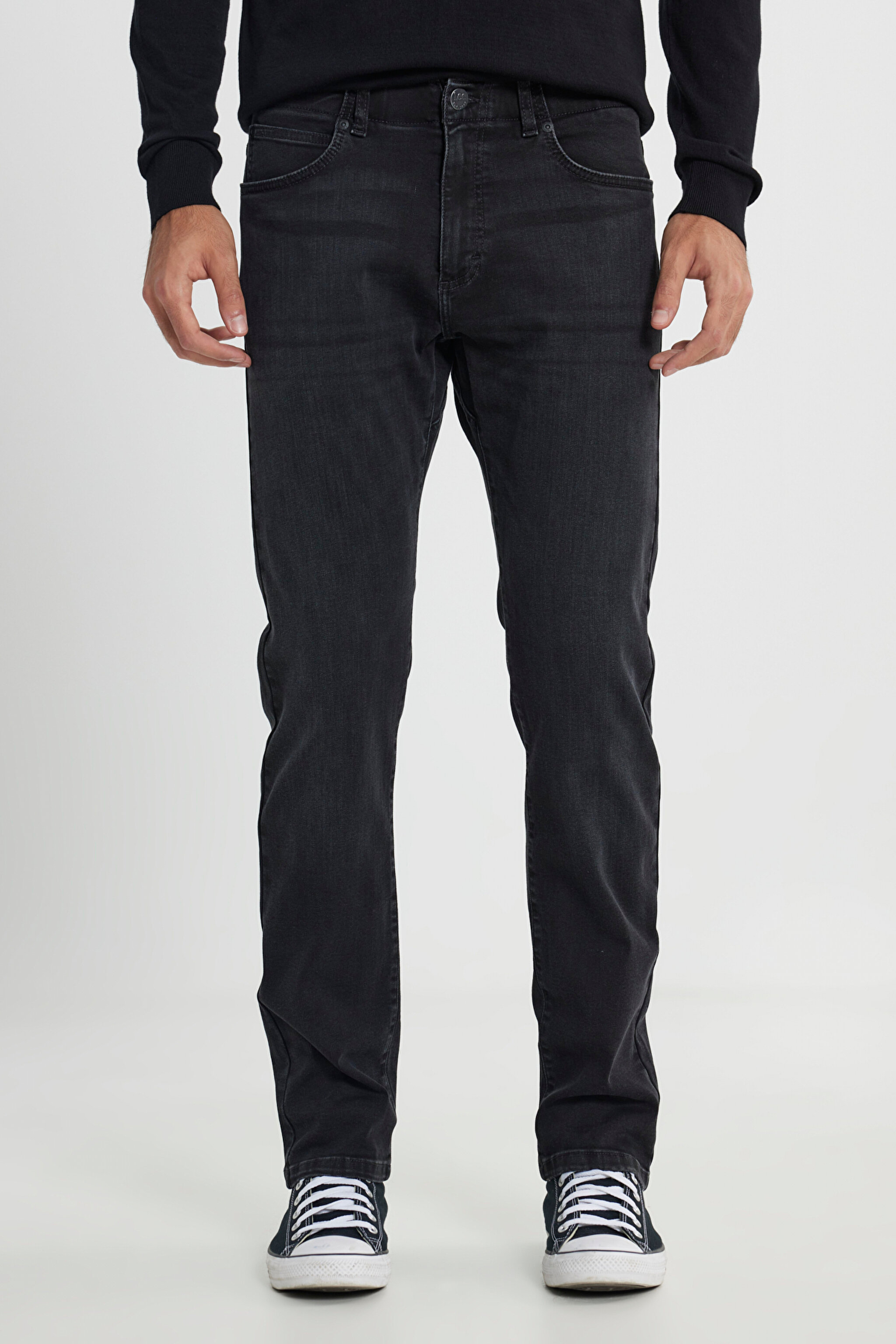 Extreme Motion Slim Tapered Dar Kesim Normal Bel Lacivert Esnek Jean Kot Pantolon - Rinse-L72A00536 (görsel 3)