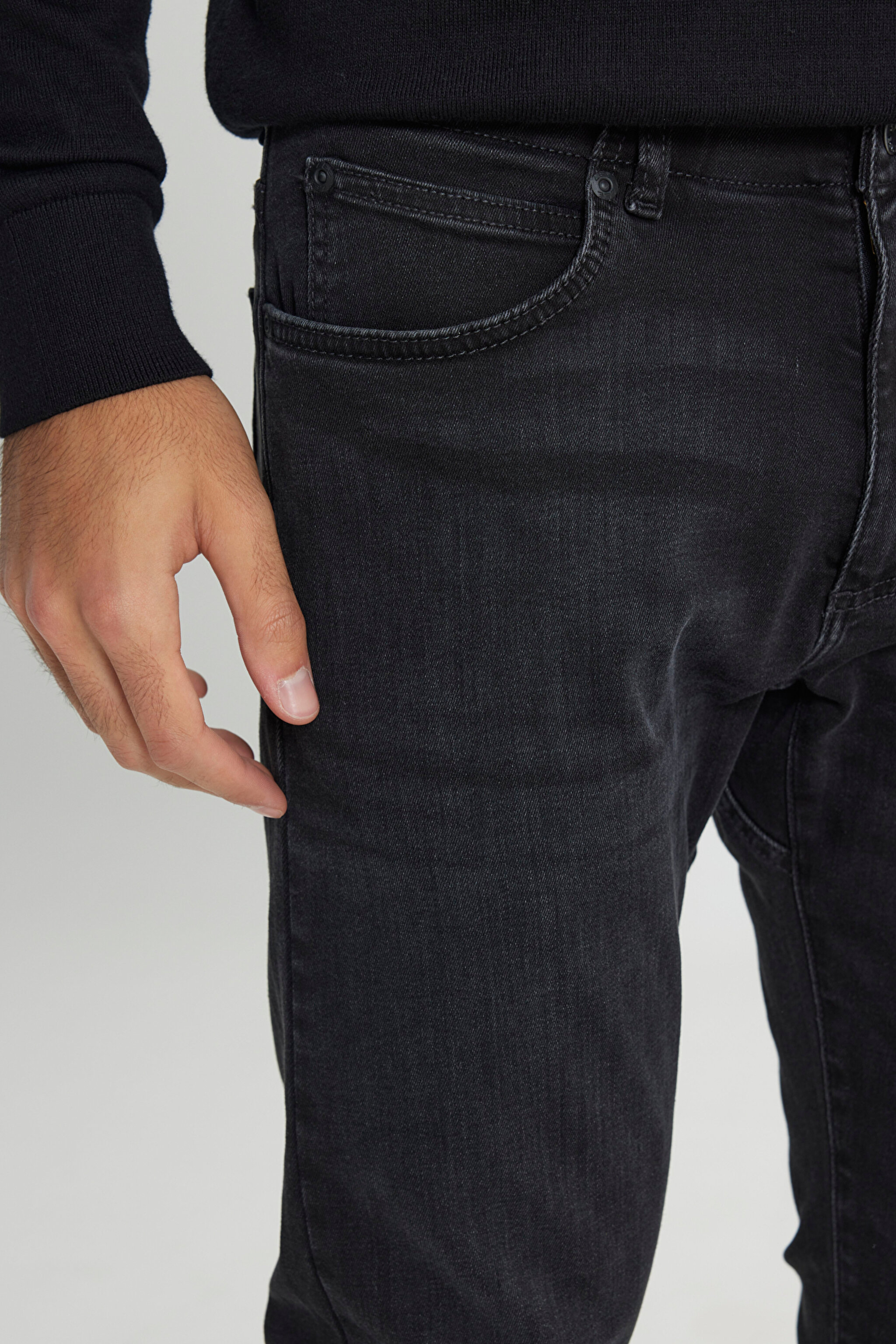 Extreme Motion Slim Tapered Dar Kesim Normal Bel Lacivert Esnek Jean Kot Pantolon - Rinse-L72A00536 (görsel 7)