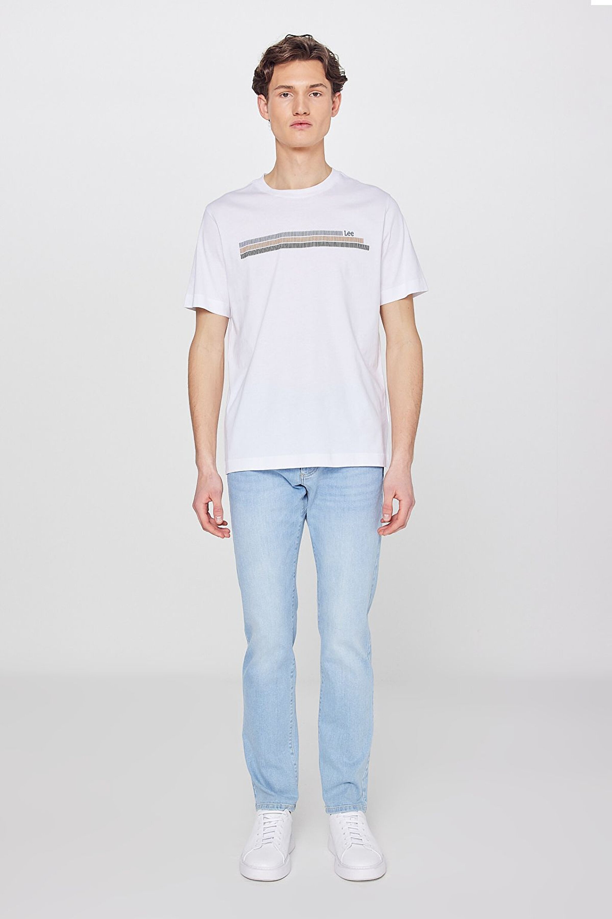 Slim Fit Dar Kesim Normal Bel Dar Paça Extreme Motion Açık Mavi Esnek Jean Kot Pantolon - Prince-L72A202204G19 (görsel 2)