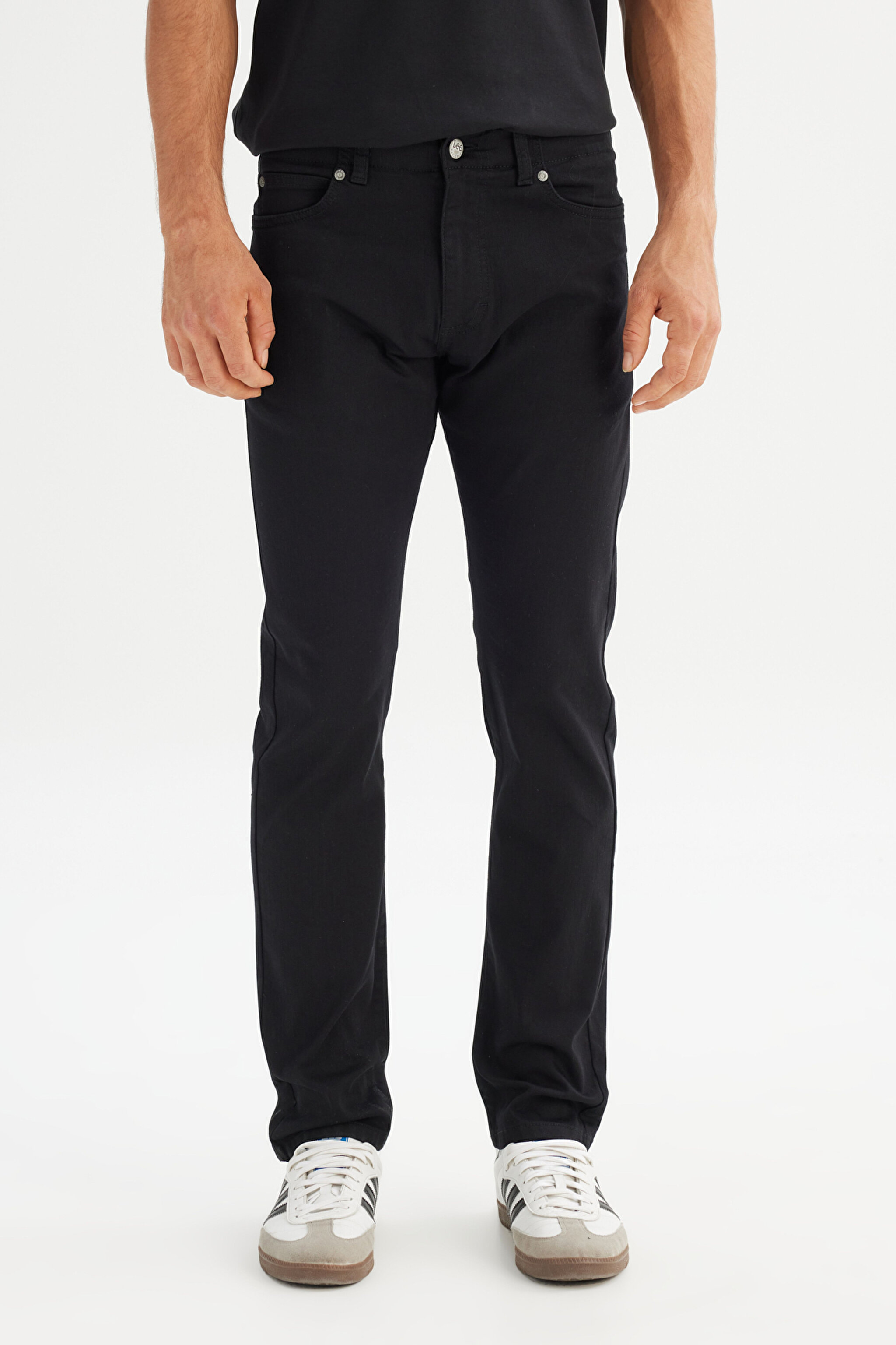 Extreme Motion Slim Fit Dar Kesim Pamuklu Esnek Siyah Denim Jean Pantolon - Black-L72ASO001 (görsel 2)