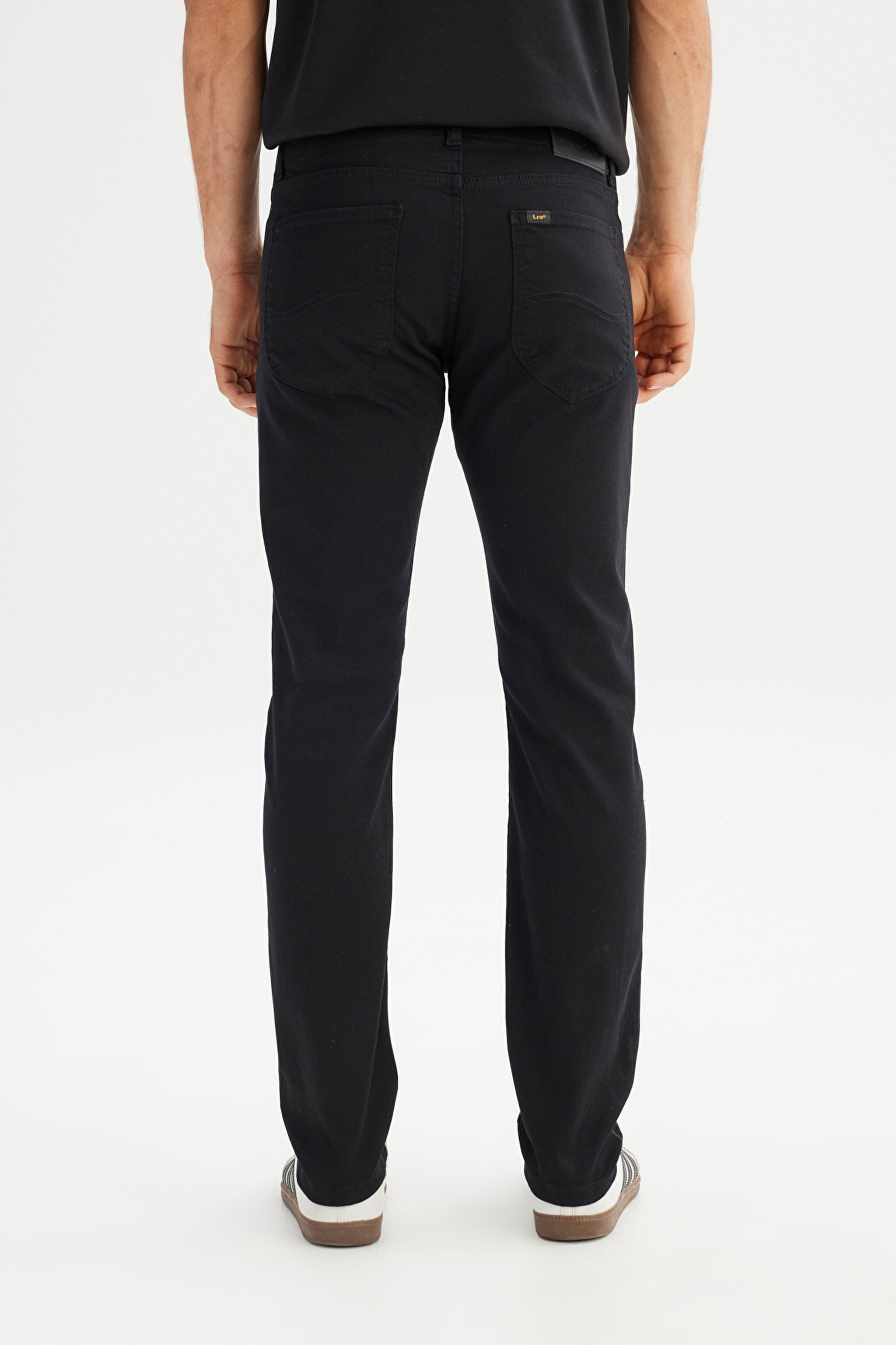 Extreme Motion Slim Fit Dar Kesim Pamuklu Esnek Siyah Denim Jean Pantolon - Black-L72ASO001 (görsel 5)