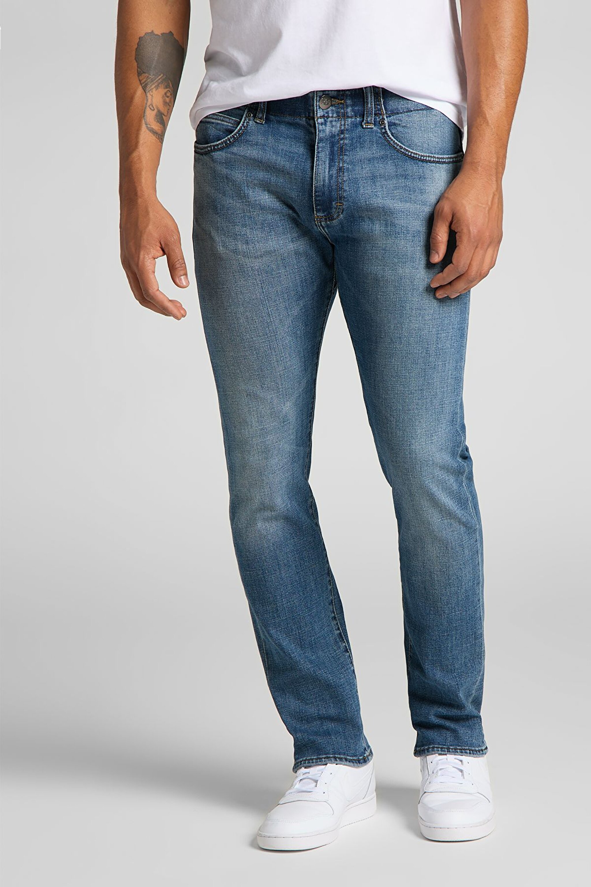 Extreme Motion Slim Fit Dar Kesim Normal Bel Mavi Esnek Jean Kot Pantolon