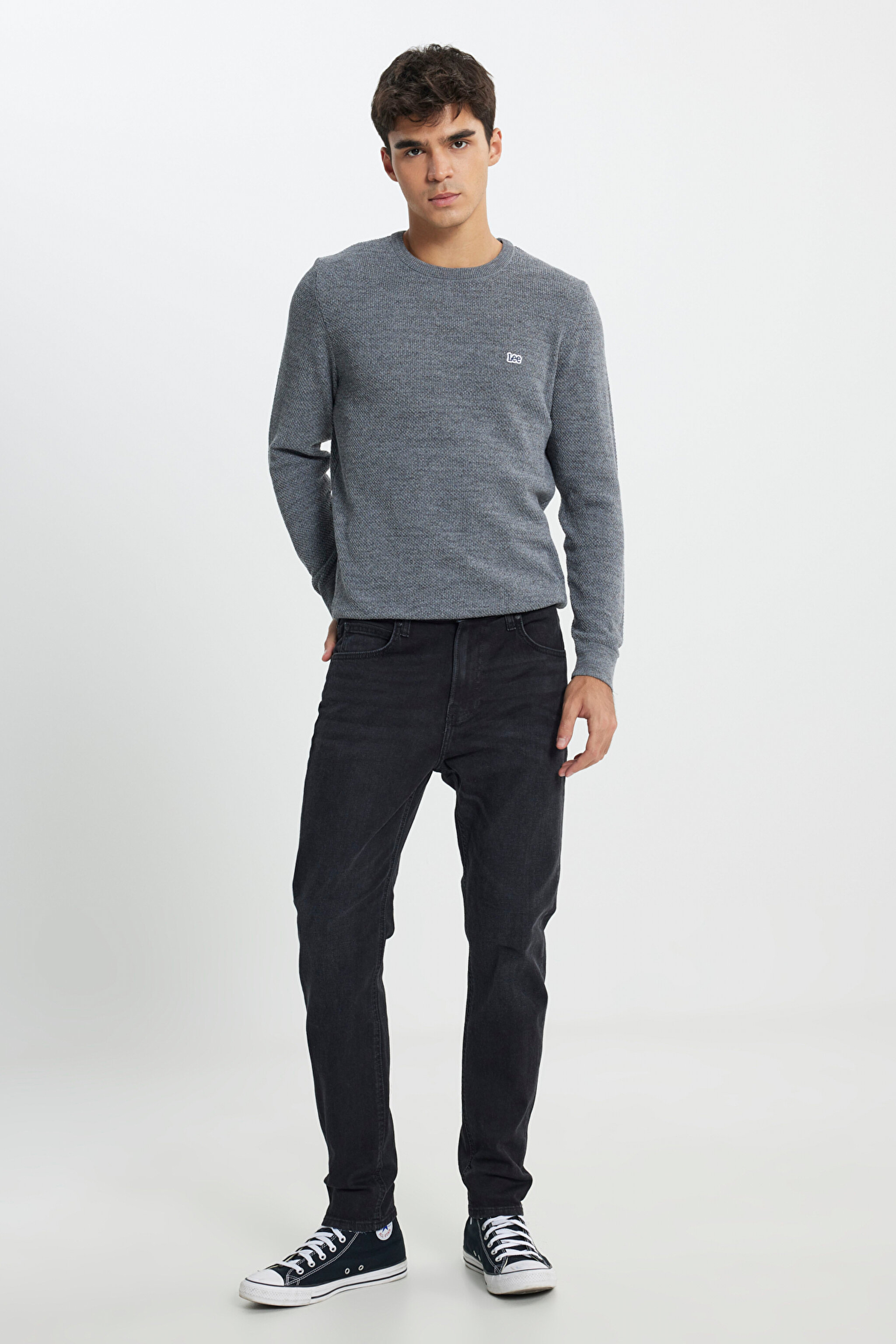 Austin Straight Fit Yüksek Bel Siyah Esnek Jean Kot Pantolon