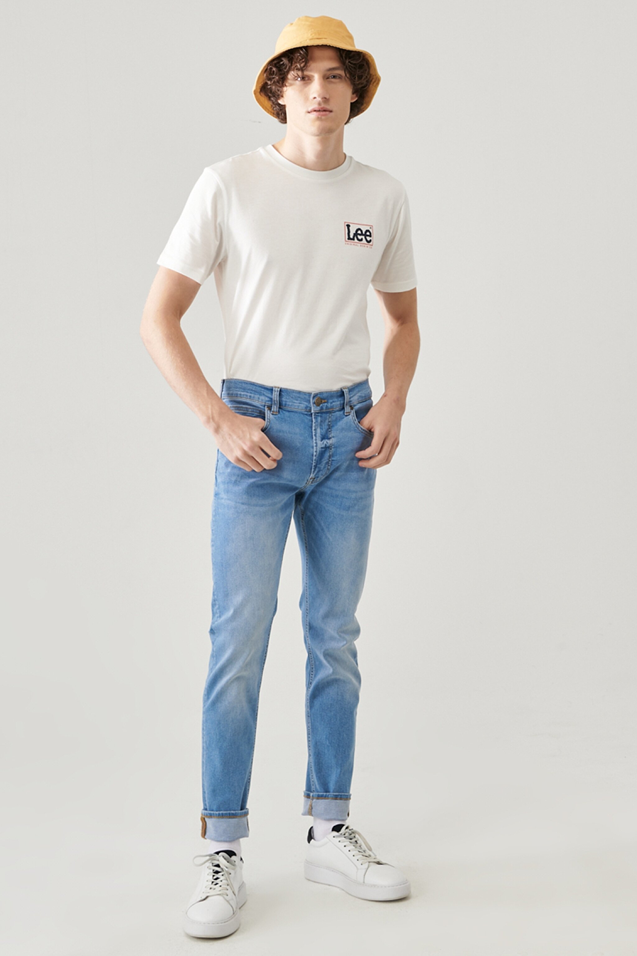 Austin Regular Tapered Fit Normal Bel Esnek Jean Kot Pantolon