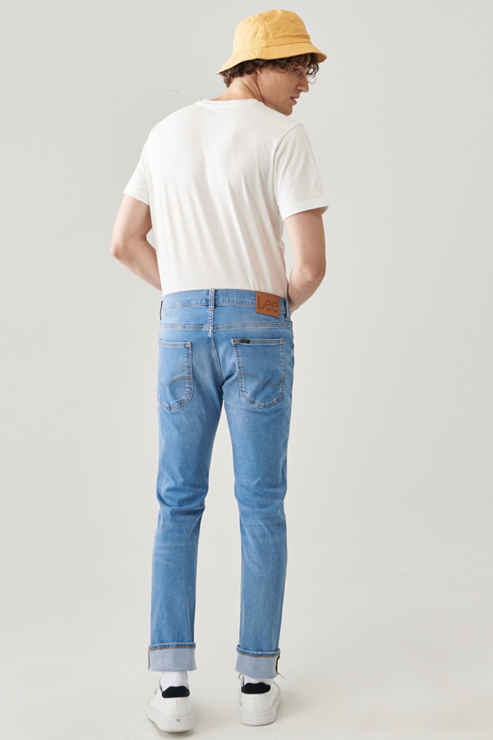 Austin Regular Tapered Fit Normal Bel Esnek Jean Kot Pantolon - Light Alton-L733OWJU (görsel 6)