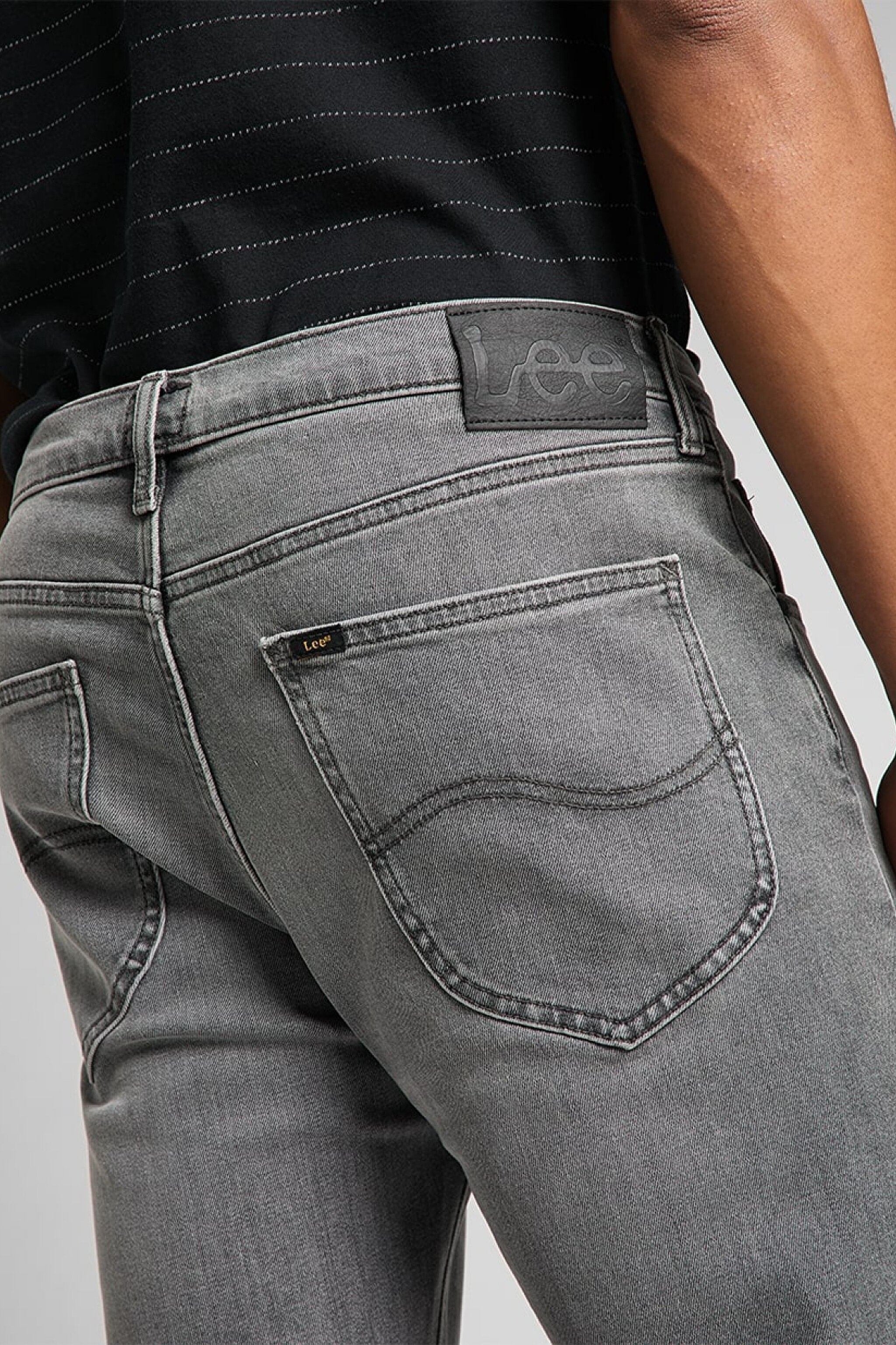 Austin Straight Fit Normal Bel Denim Esnek Jean Kot Pantolon - Gray-L733PYMO (görsel 5)