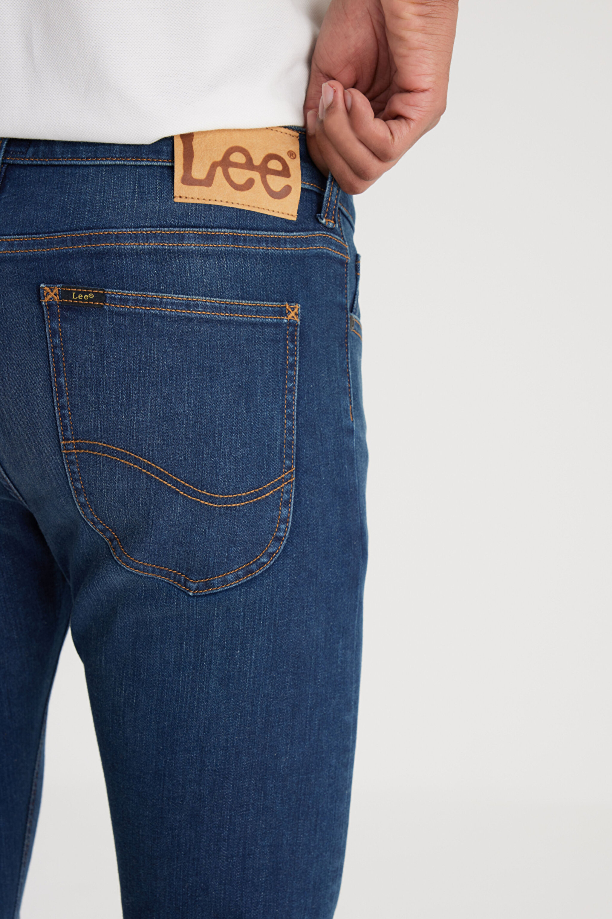 Skinny Fit Çok Dar Kesim Normal Bel Çok Dar Paça Malone Lacivert Jean Kot Pantolon - Rinse-L736147401 (görsel 4)