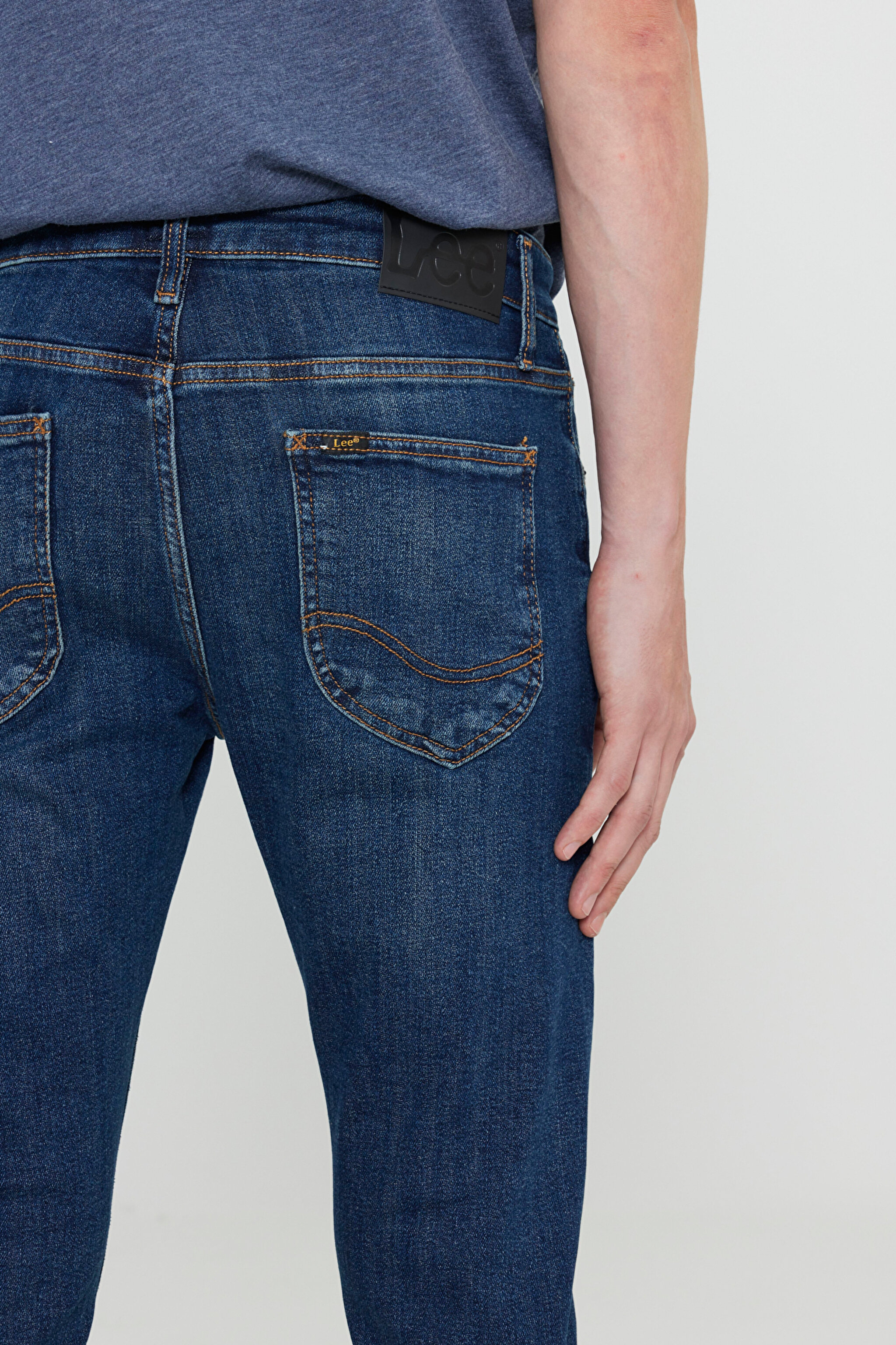 Skinny Fit Çok Dar Kesim Normal Bel Çok Dar Paça Malone Mavi Jean