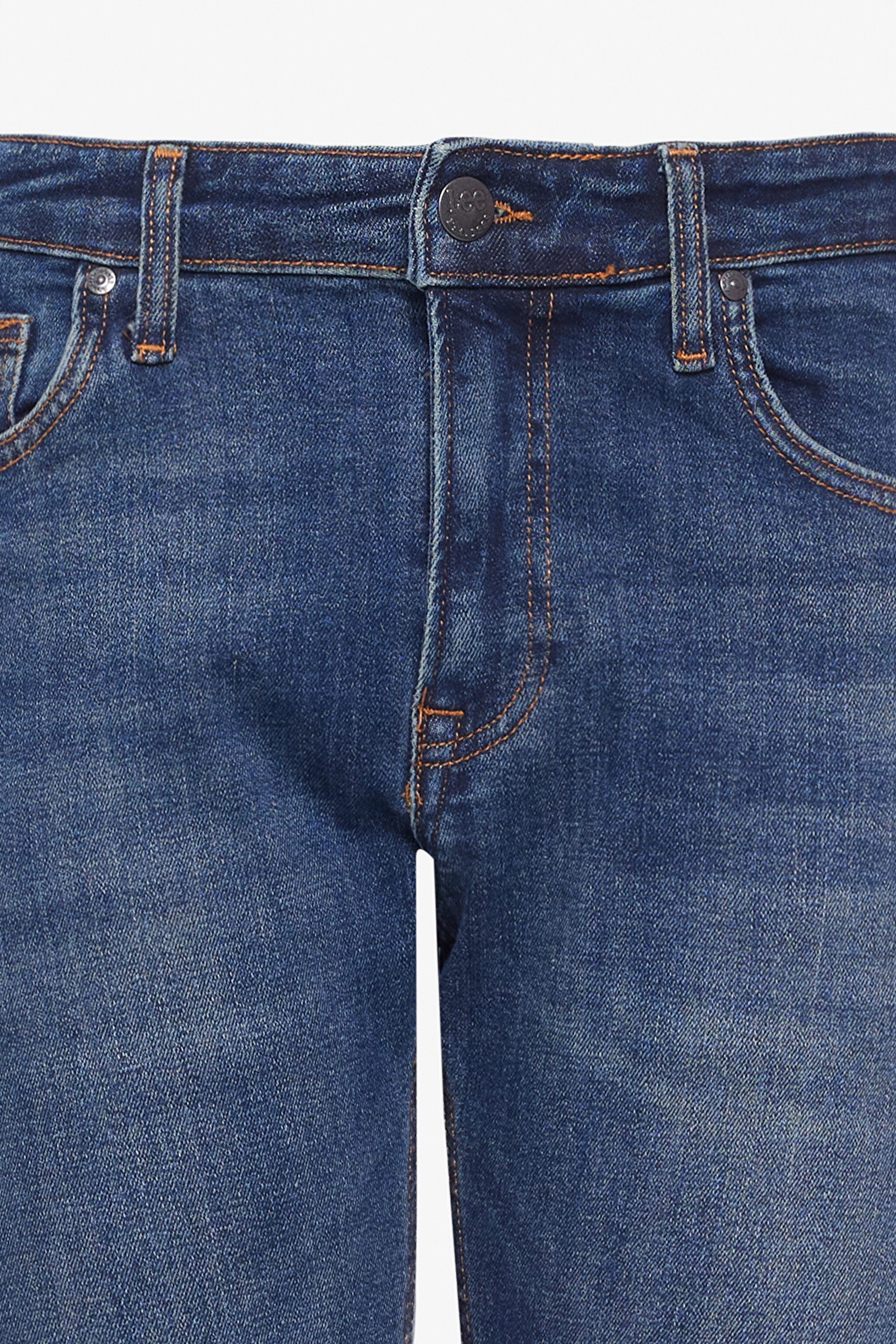 Skinny Fit Çok Dar Kesim  Normal Bel Çok Dar Paça Malone Mavi Jean Kot Pantolon - Mid Blue-L736156XT (görsel 7)