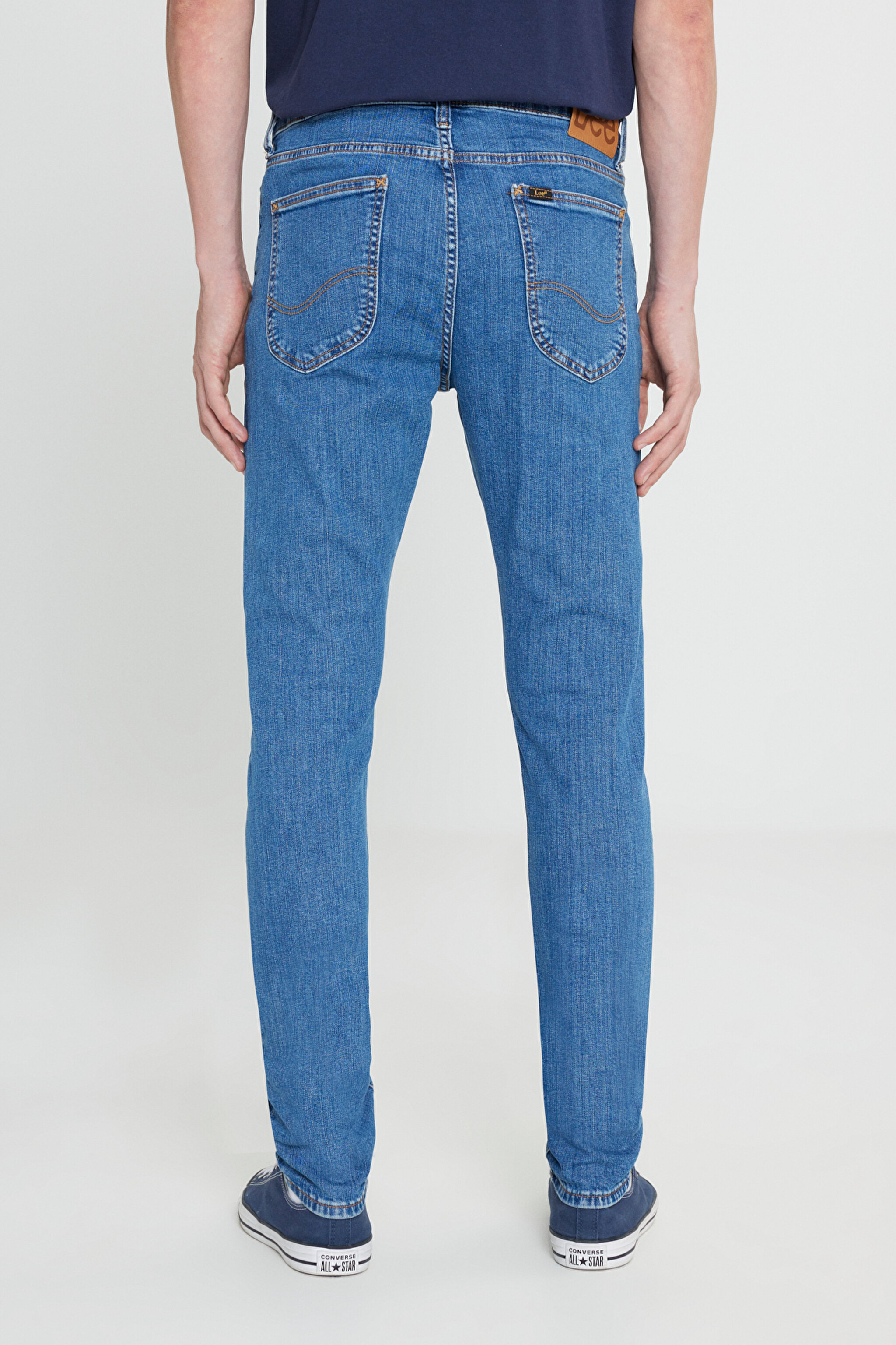 Skinny Fit Çok Dar Kesim Normal Bel Çok Dar Paça Malone Mavi Jean Kot Pantolon - Amethyst-L736204037G49 (görsel 4)