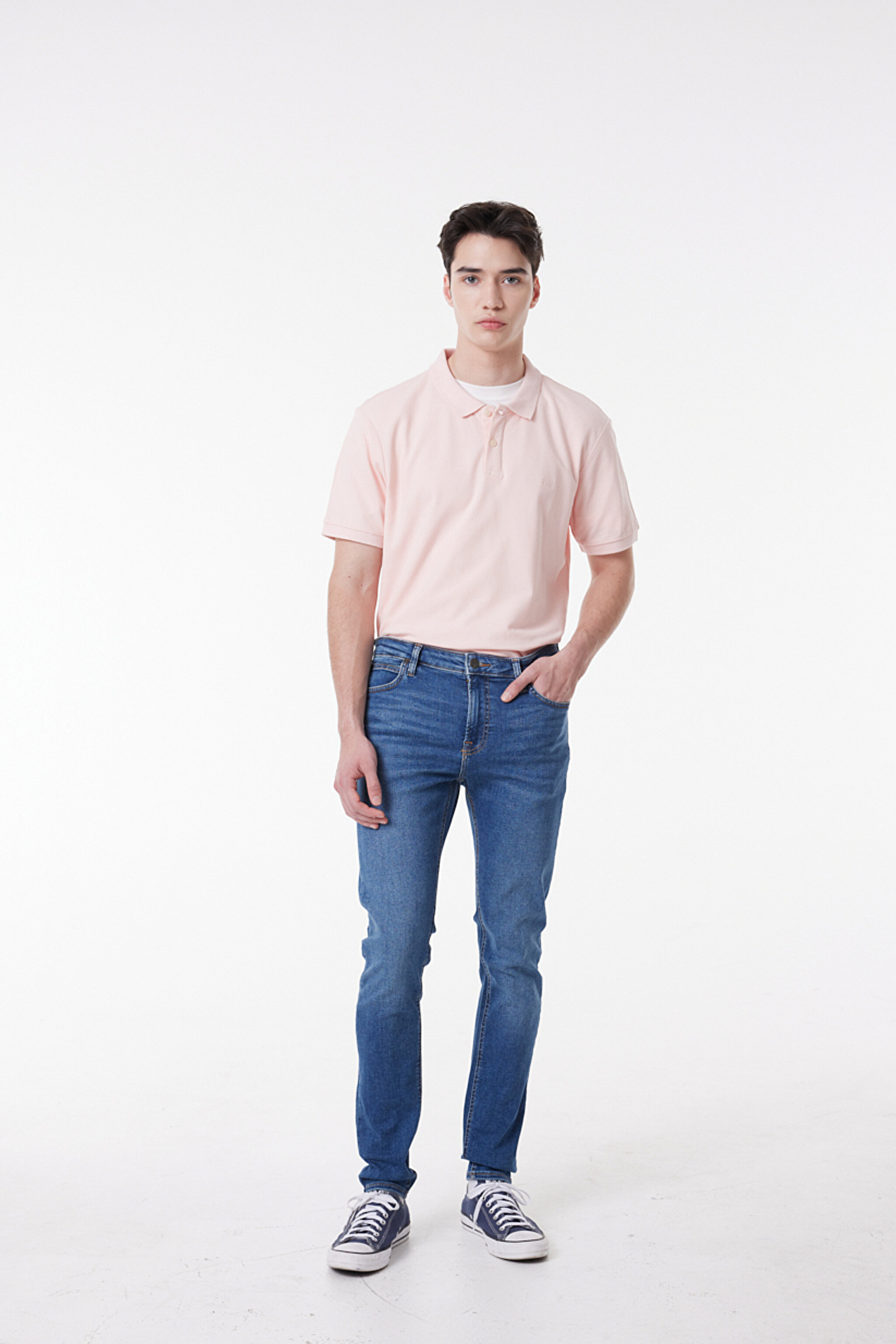 Skinny Fit Dar Kesim Düşük Bel Açık Mavi Malone Jean Denim Kot Pantolon