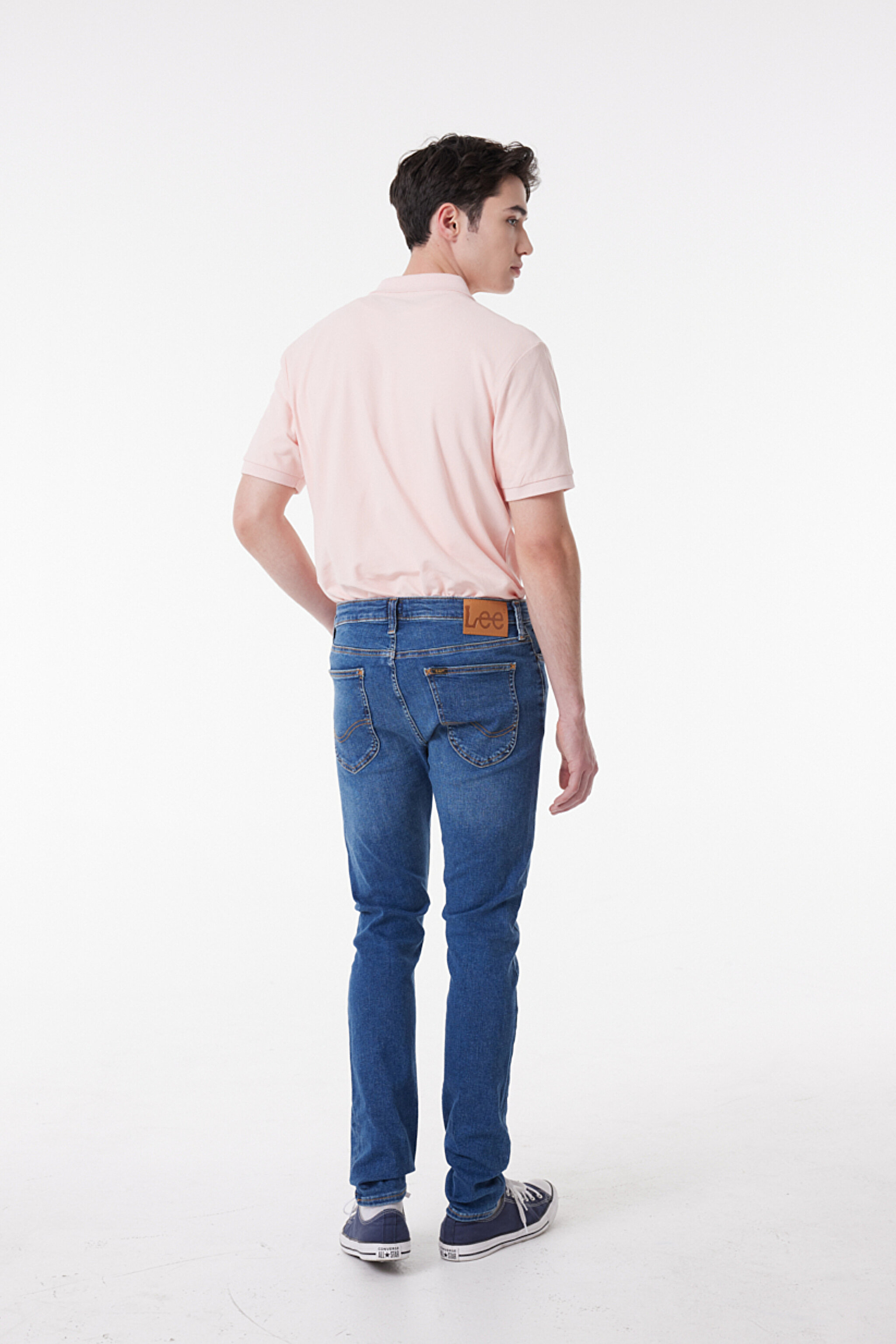 Skinny Fit Dar Kesim Düşük Bel Açık Mavi Malone Jean Denim Kot Pantolon - Used-L736AHKR (görsel 4)