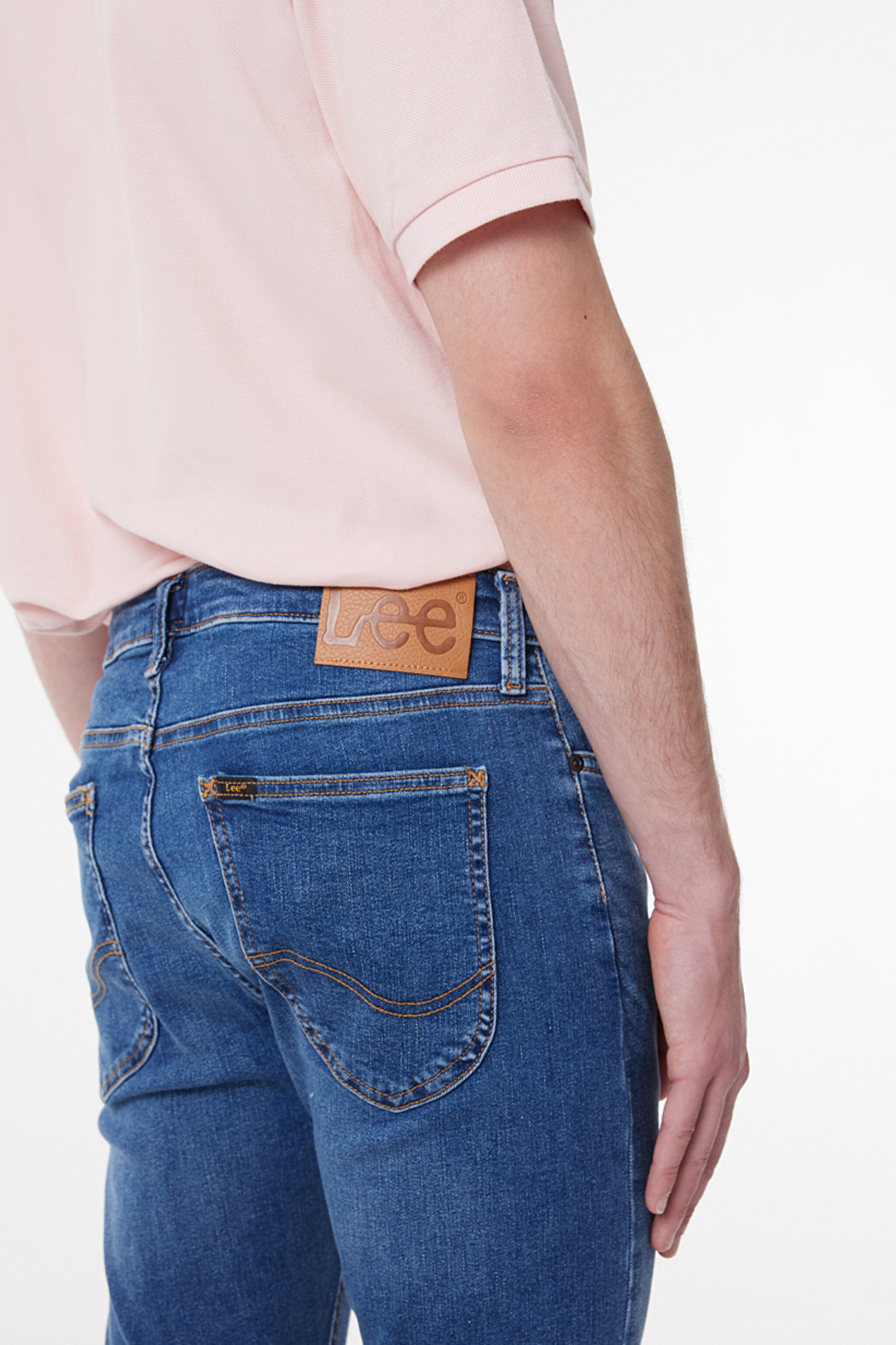 Skinny Fit Dar Kesim Düşük Bel Açık Mavi Malone Jean Denim Kot Pantolon - Used-L736AHKR (görsel 5)