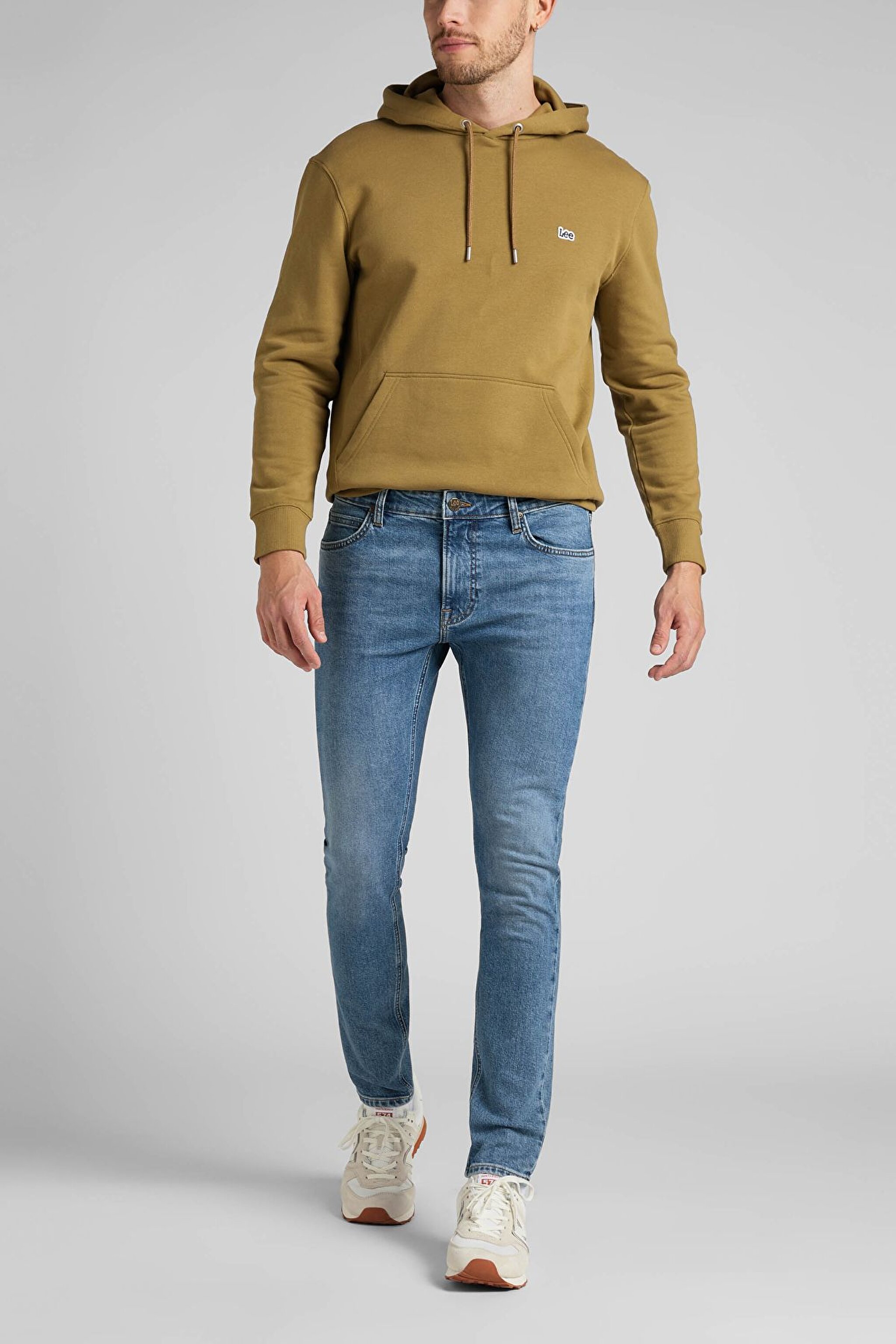 Malone Skinny Slim Fit Dar Kesim Normal Bel Esnek Jean Kot Pantolon - Smokey Indigo-L736BKDG (görsel 2)