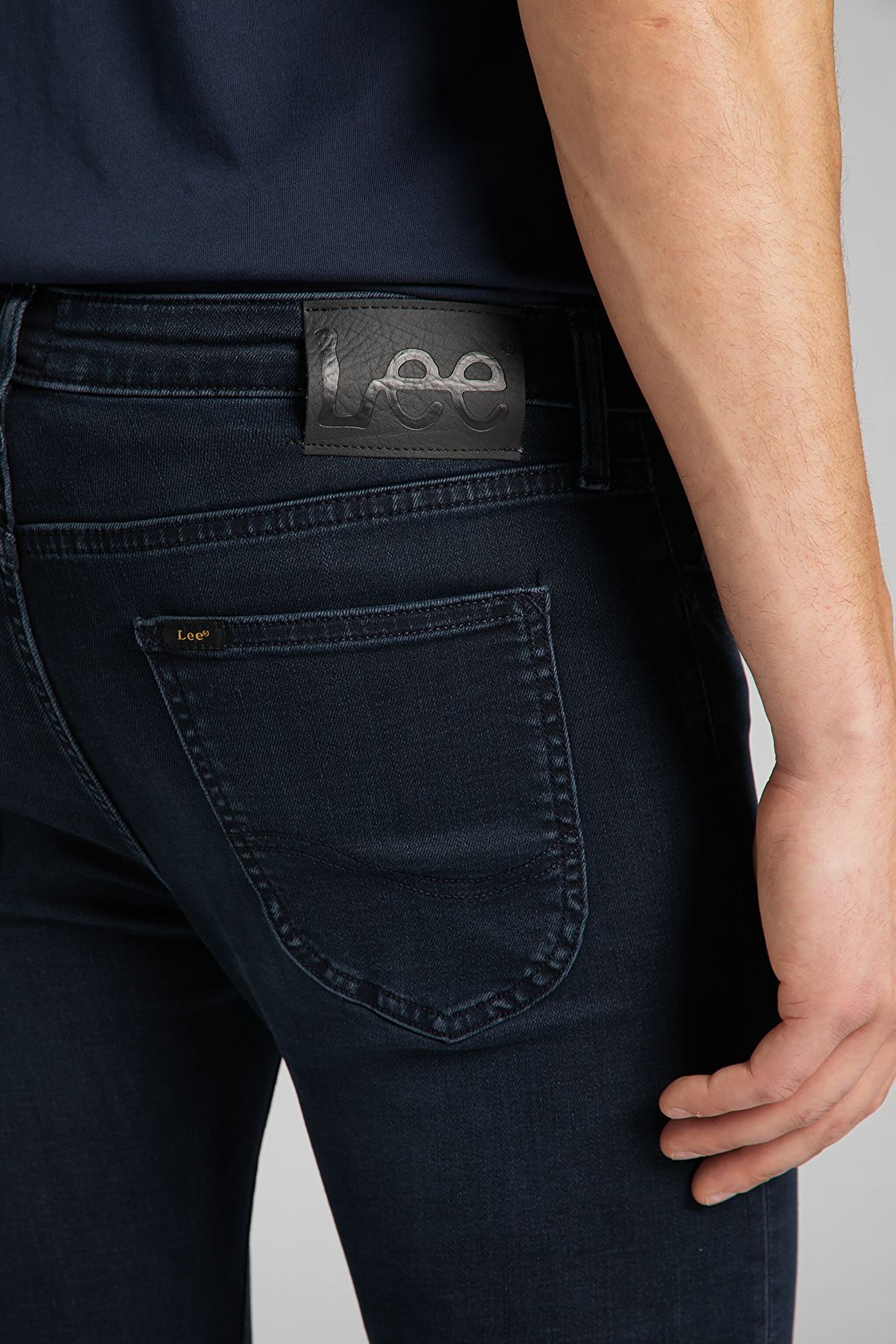 Malone Skinny Fit Normal Bel Denim Esnek Jean Kot Pantolon - Dark Blue-L736PHKG (görsel 5)