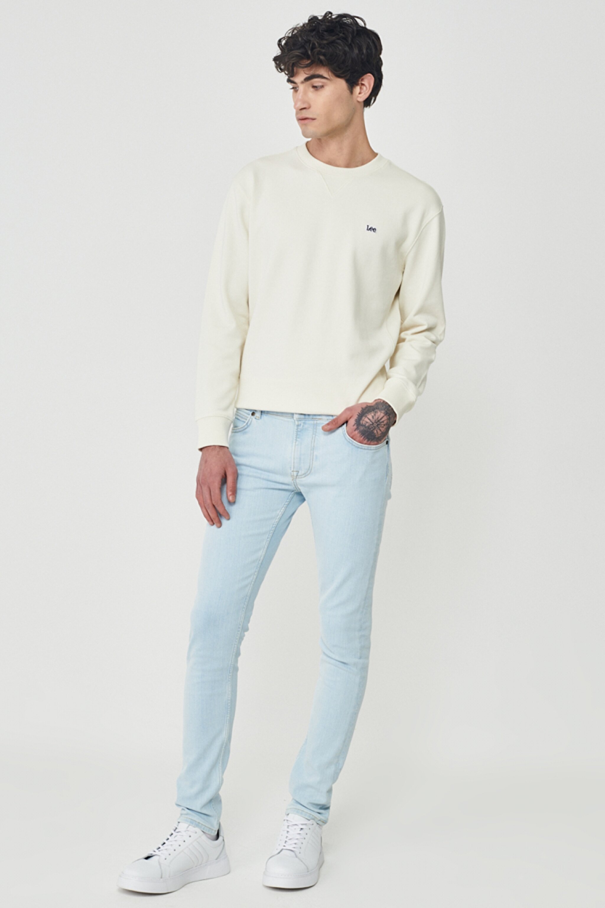 Malone Skinny Fit Dar Kesim Düşük Bel Esnek Jean Kot Pantolon - Light Kali-L736QDCH (görsel 2)