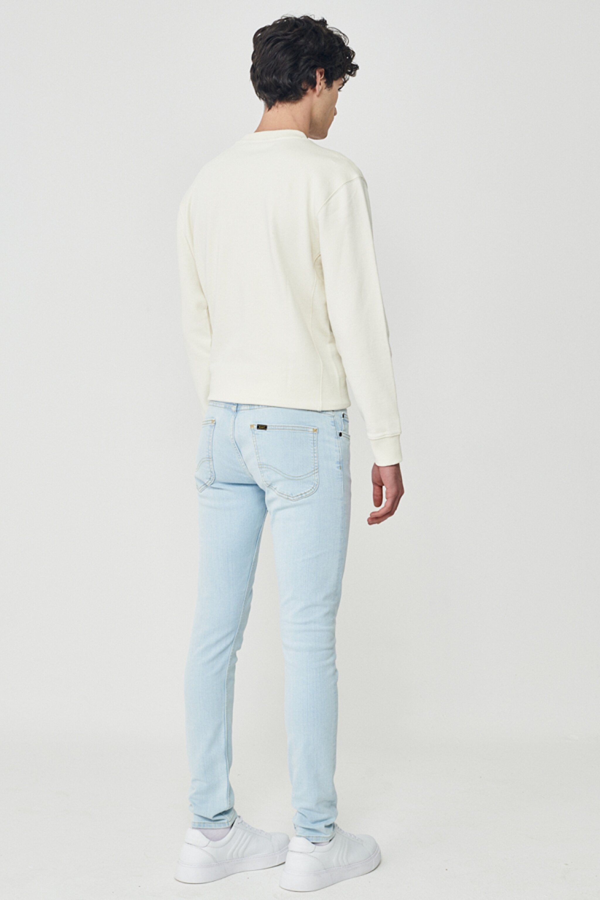 Malone Skinny Fit Dar Kesim Düşük Bel Esnek Jean Kot Pantolon - Light Kali-L736QDCH (görsel 5)