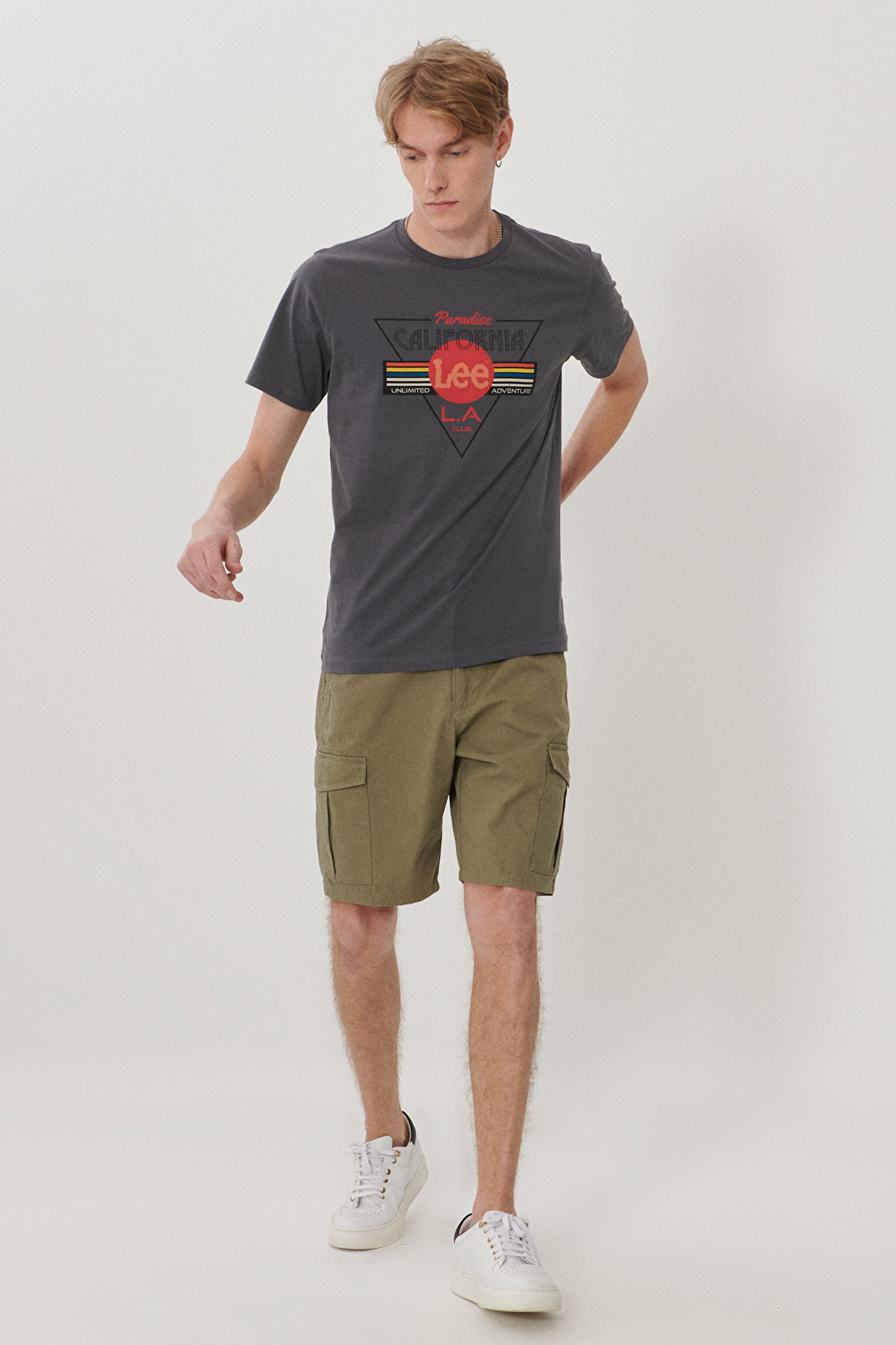 Regular Fit Normal Bel Kargo Şort