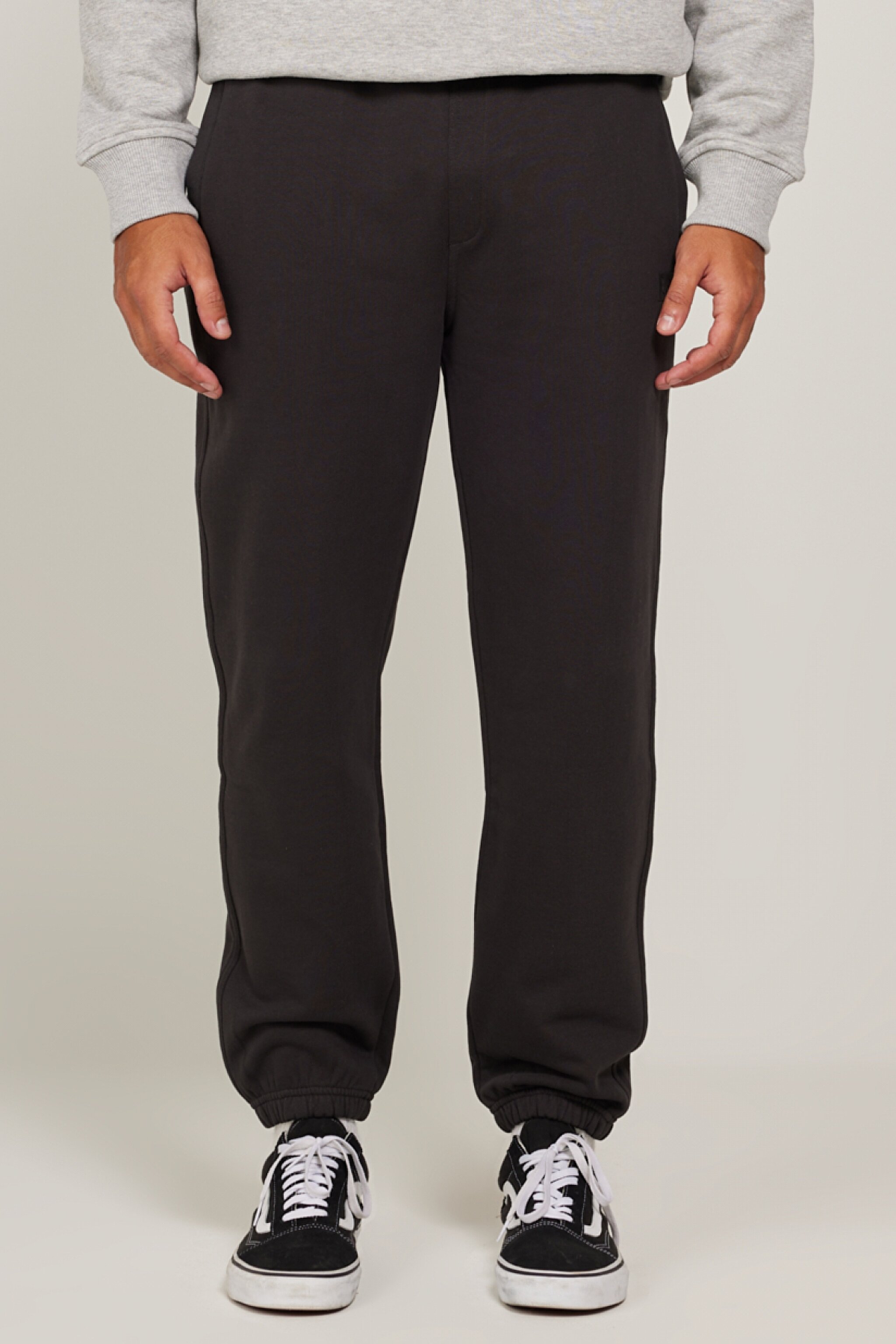 Regular Fit Rahat Kesim %100 Pamuk Sweatpant Eşofman Altı - Washed Black-L74JPTON