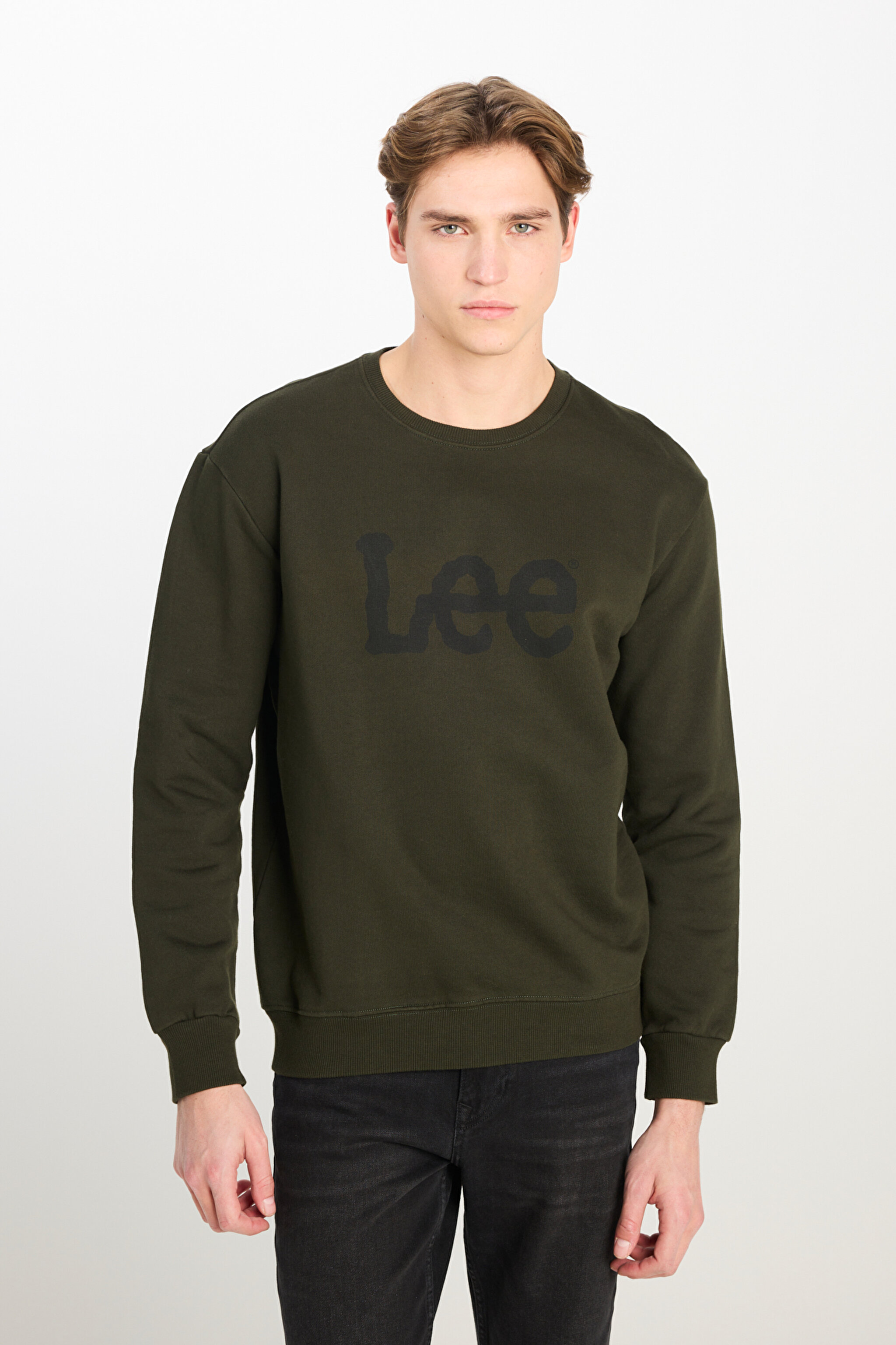 Regular Fit Normal Kesim %100 Pamuk Sıfır Yaka Sweatshirt