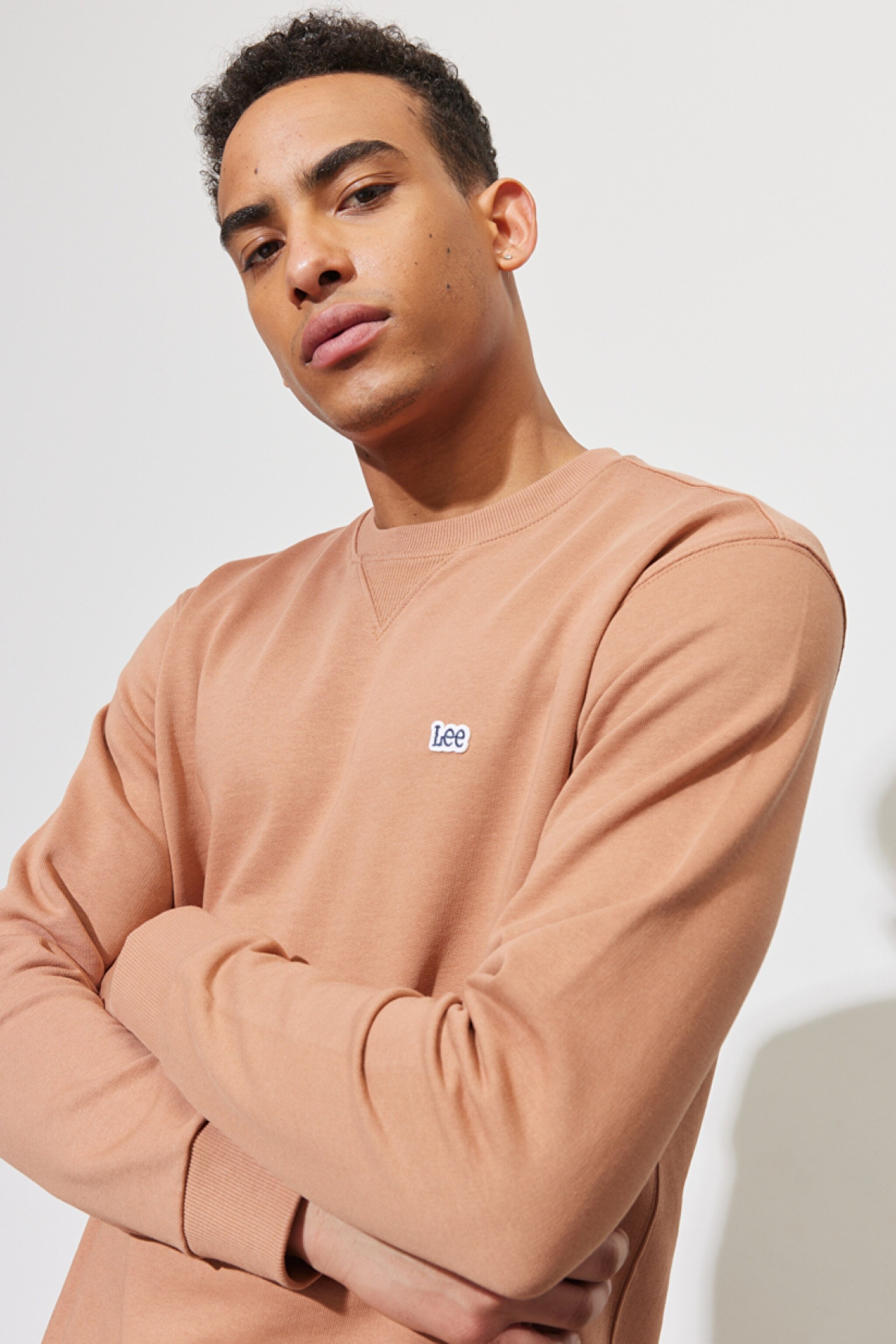 Regular Fit Normal Kesim %100 Pamuk Bisiklet Yaka Tarçın Sweatshirt - Cider-L81IFWA08 (görsel 3)