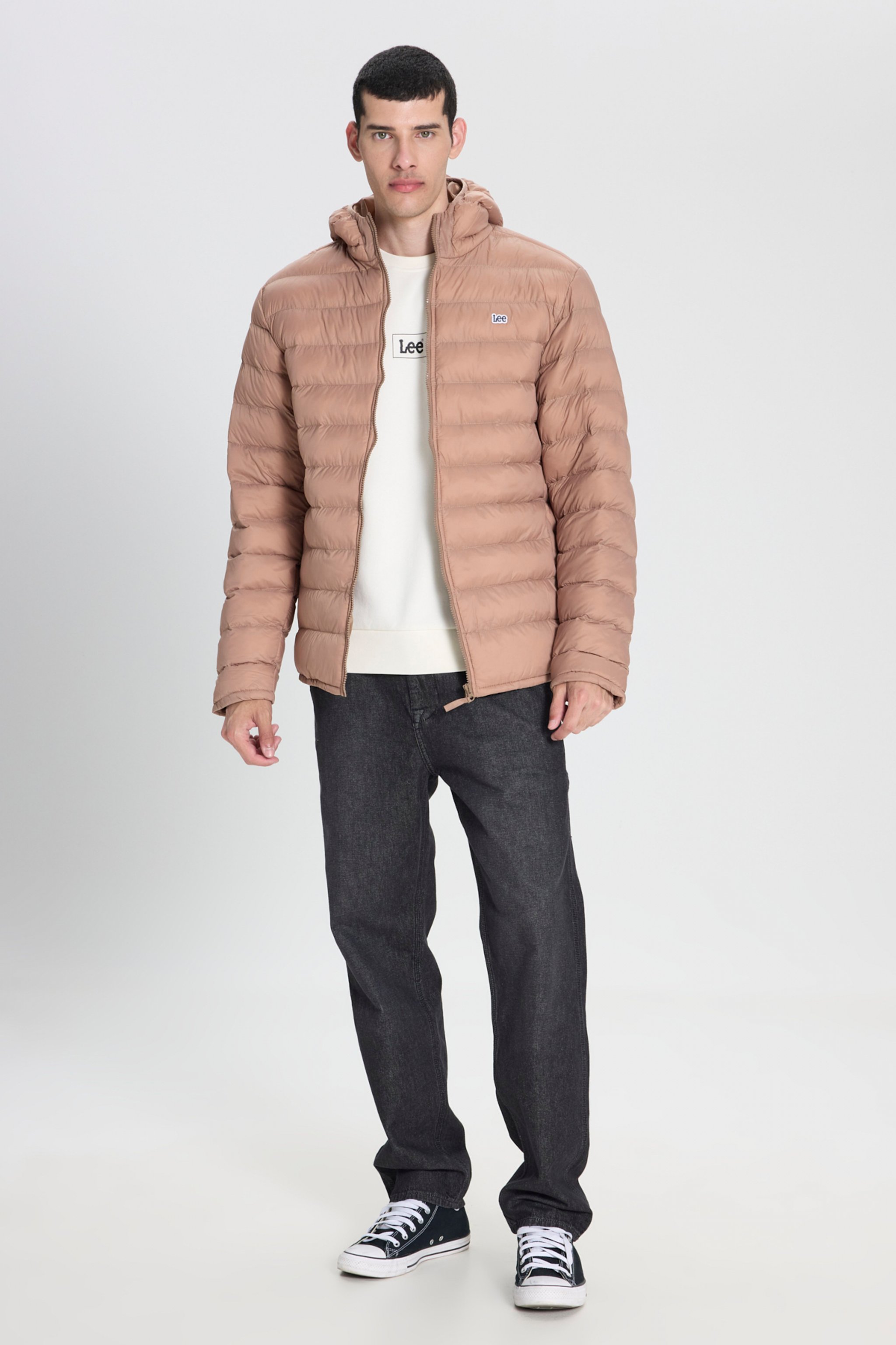Regular Fit Normal Kesim Kapüşonlu Yaka Hardal Şişme Ceket - Tumbleweed-L87HSZ84 (görsel 2)