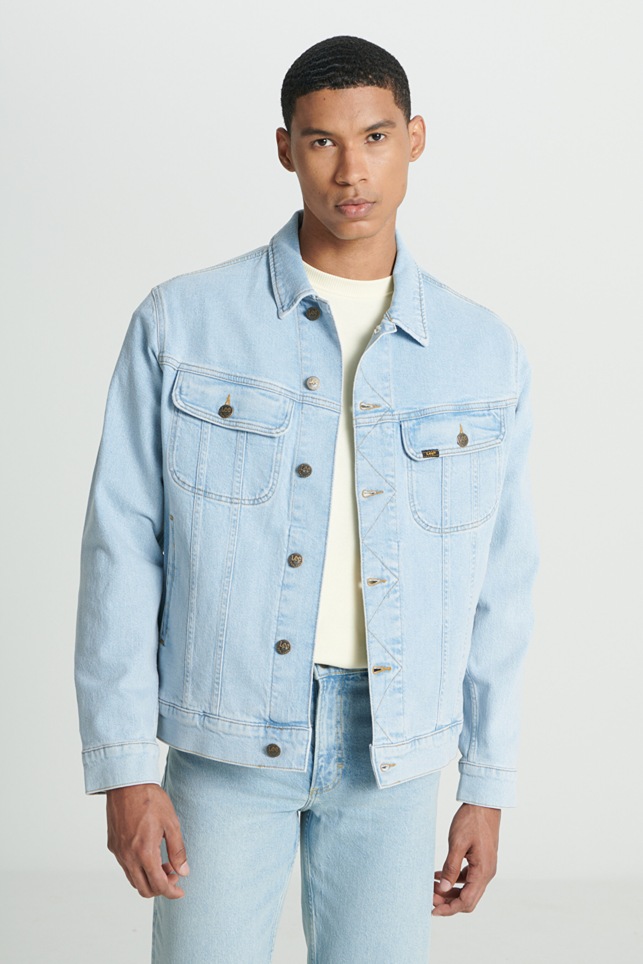 Regular Fit Rahat Kesim Esnek Rider Jean Ceket