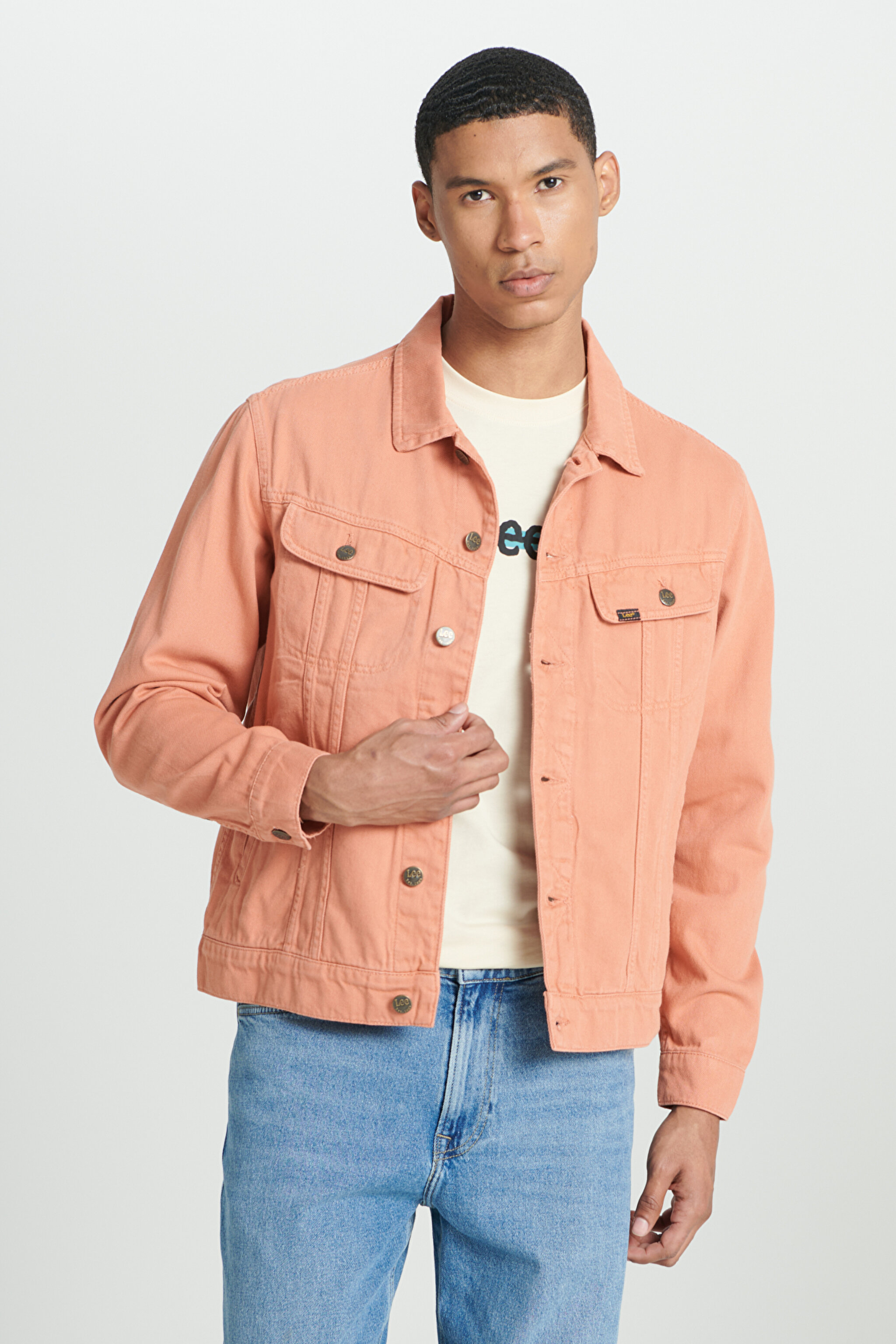 Regular Fit Rider Jean Ceket - Rust-L89ZSM54 (görsel 2)